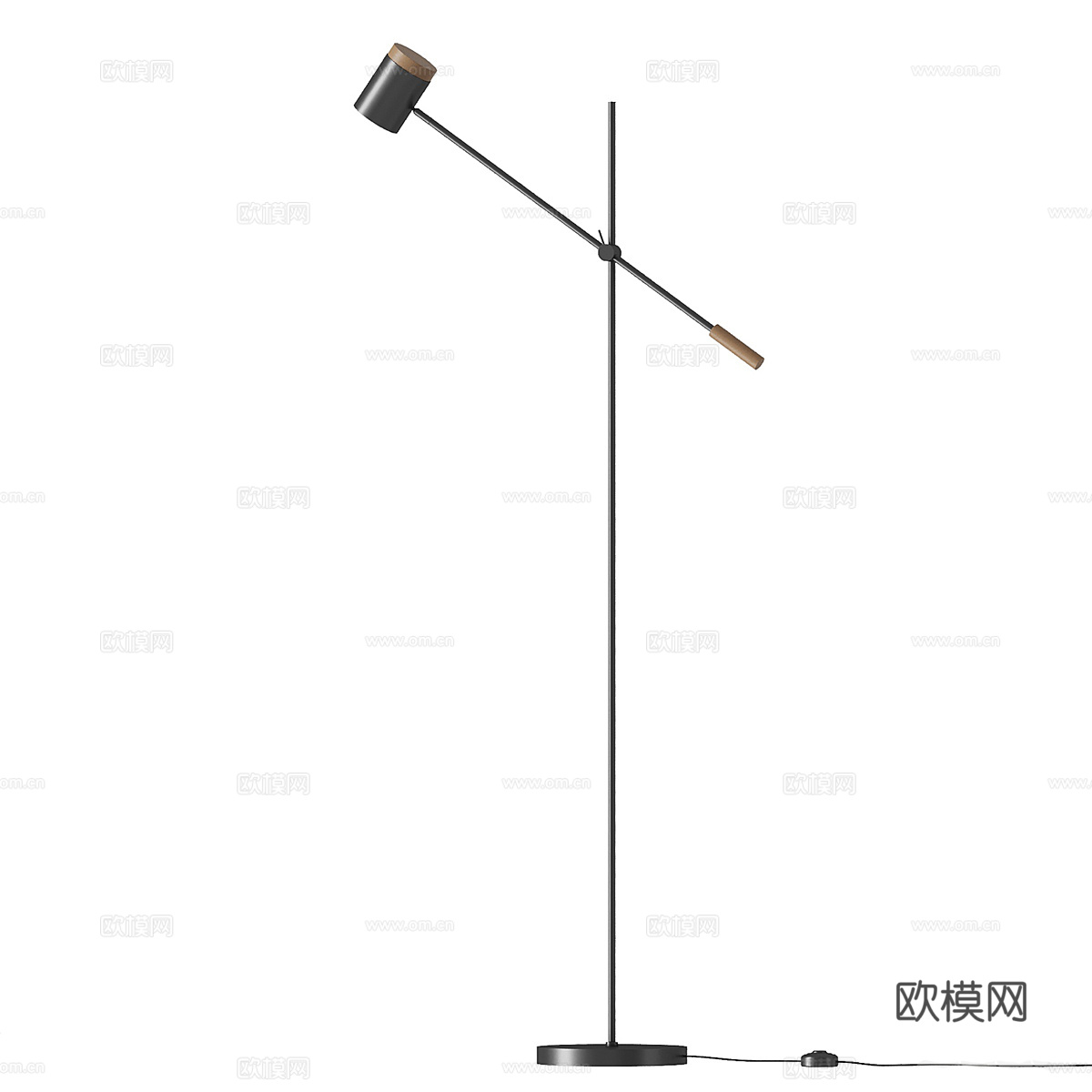 现代极简落地灯3d模型