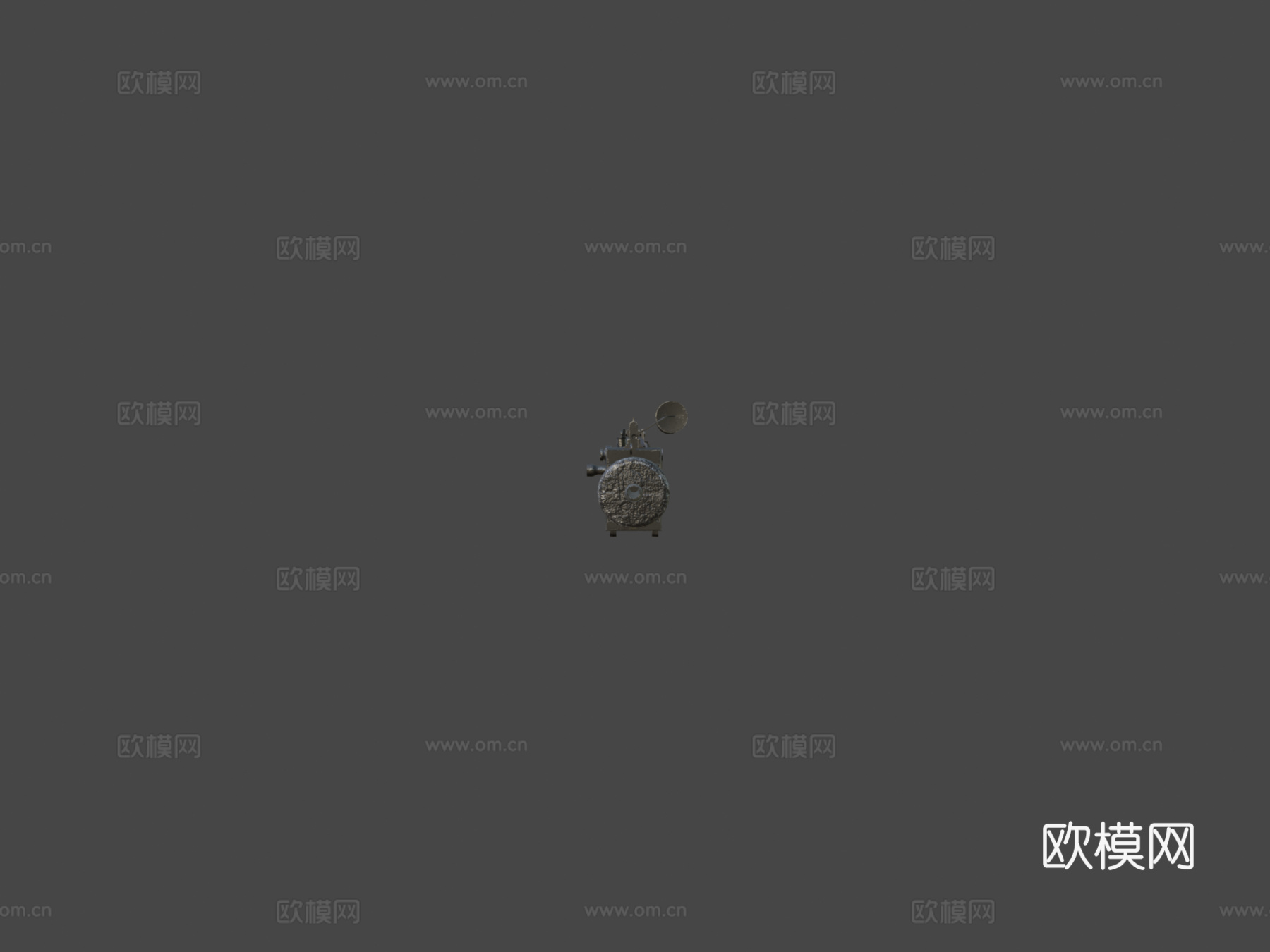 M1919 布朗宁3d模型