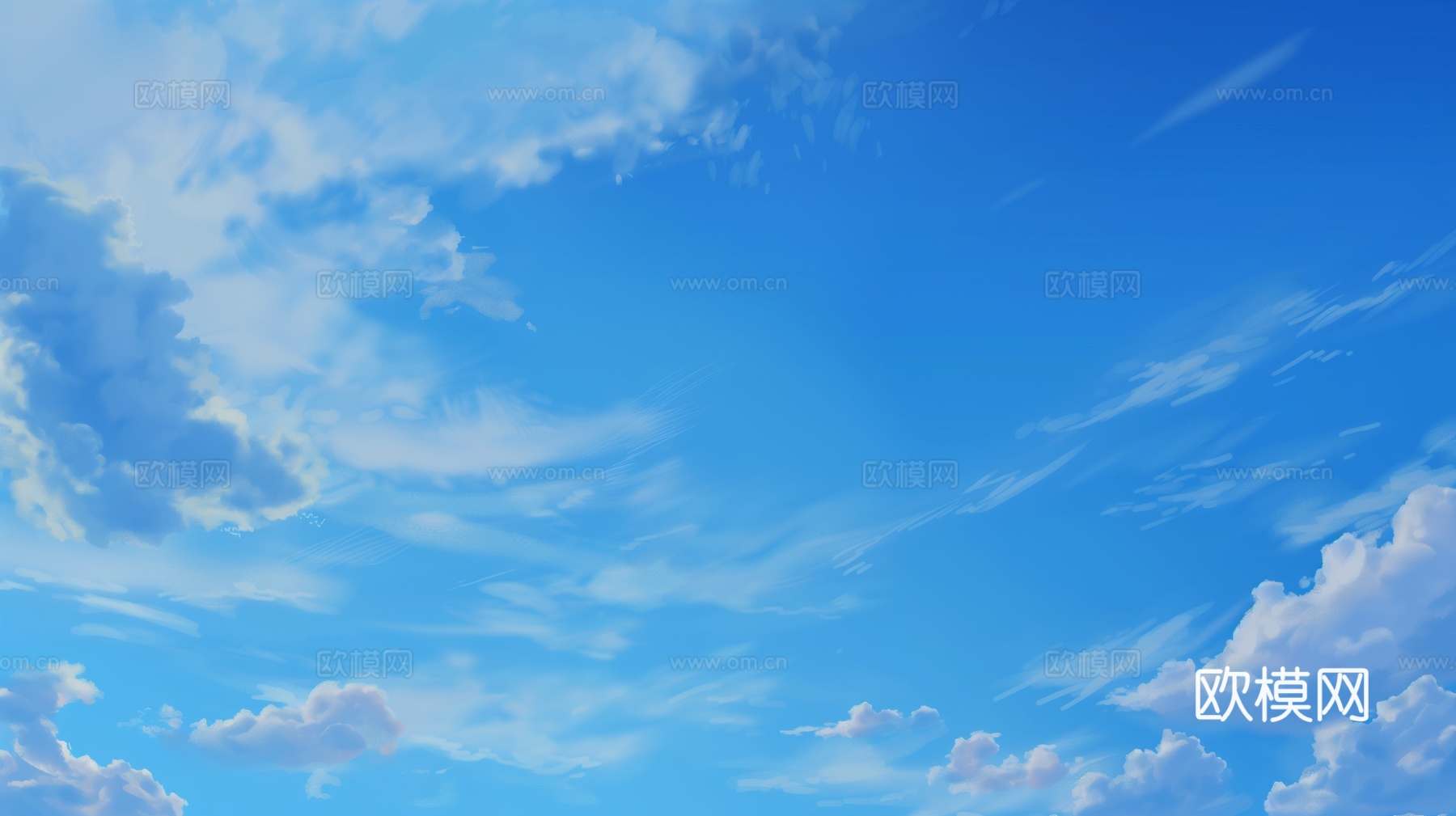 外景天空蓝天白云