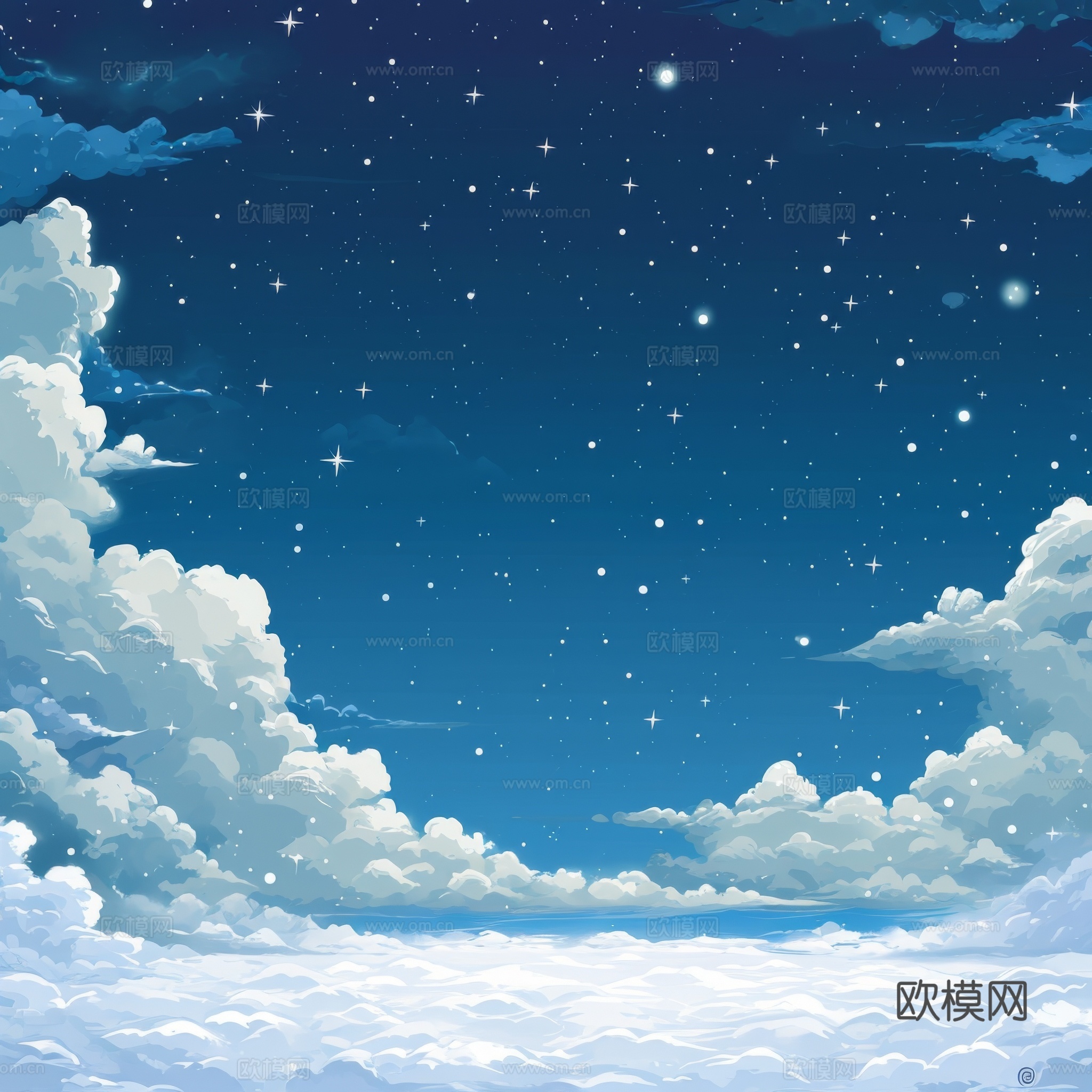 外景天空蓝天白云