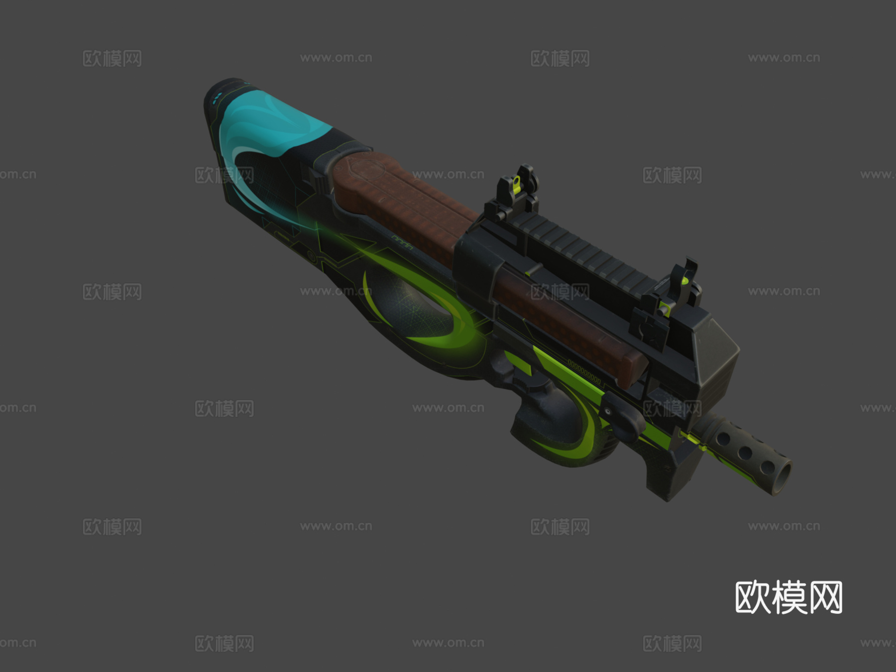 P90 - 能量3d模型
