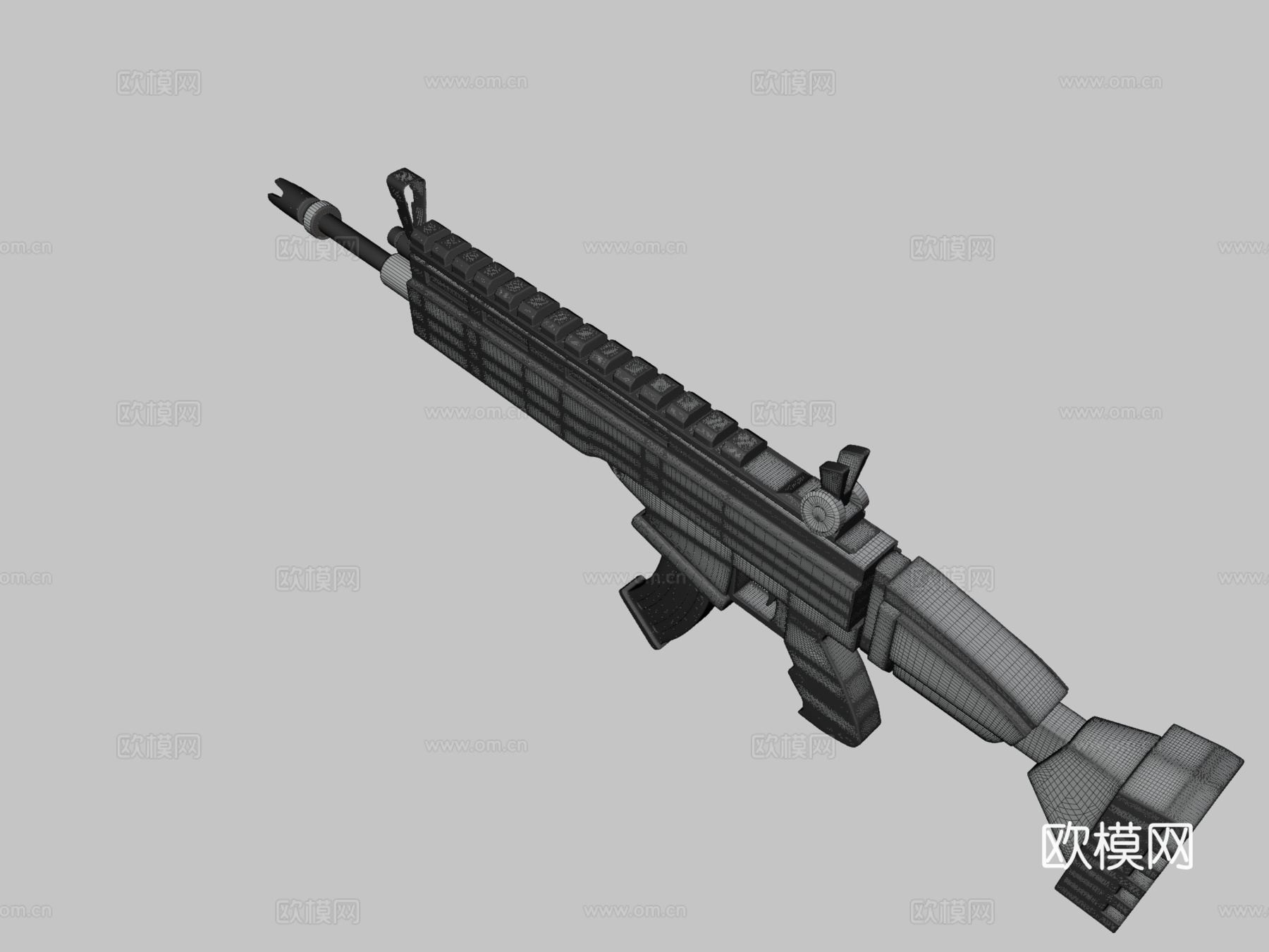 堡垒SCAR-L3d模型