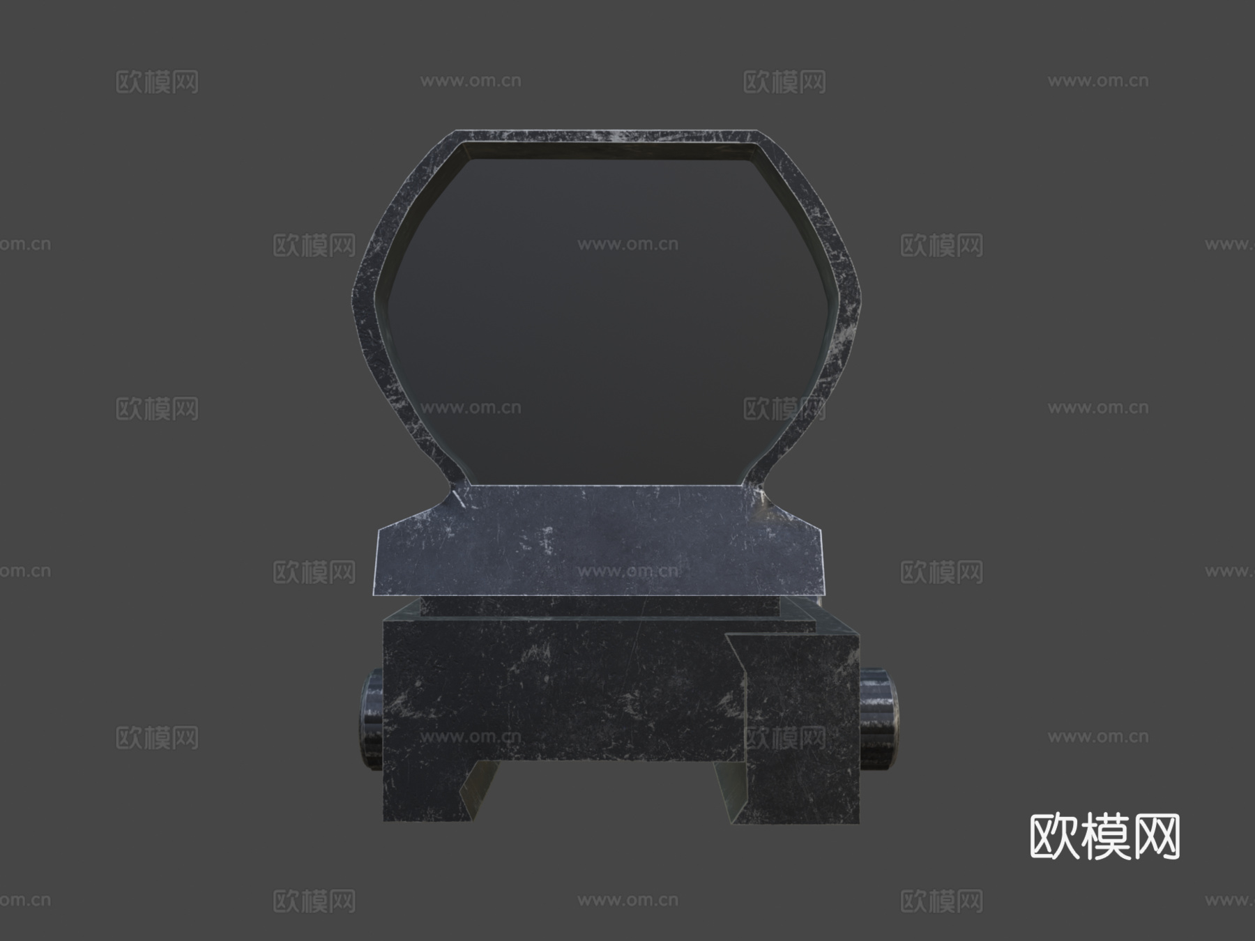 红点瞄准镜3d模型