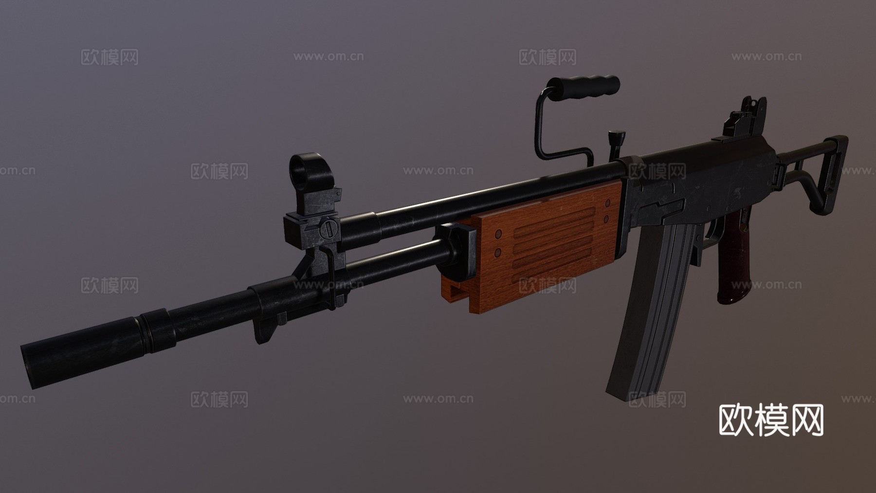 伽利尔5.563d模型
