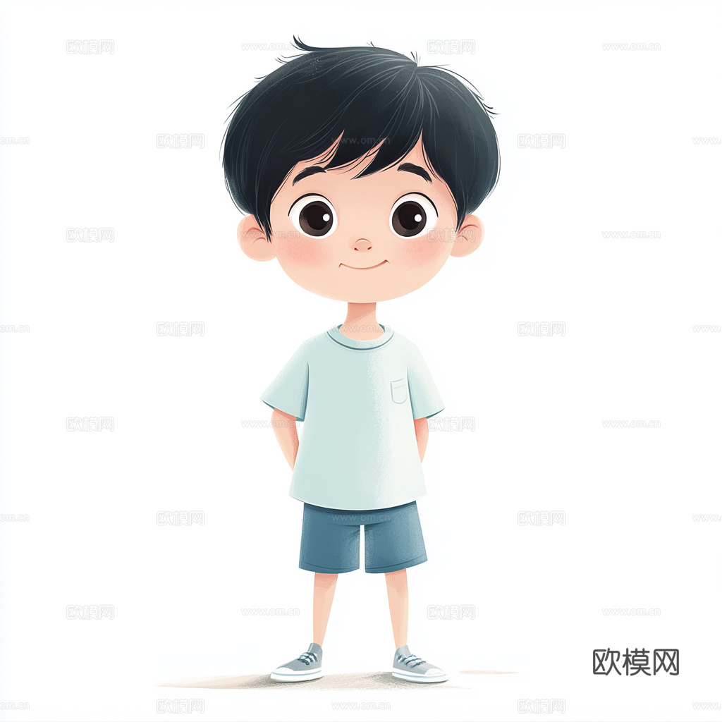 童趣卡通儿童房人物挂画