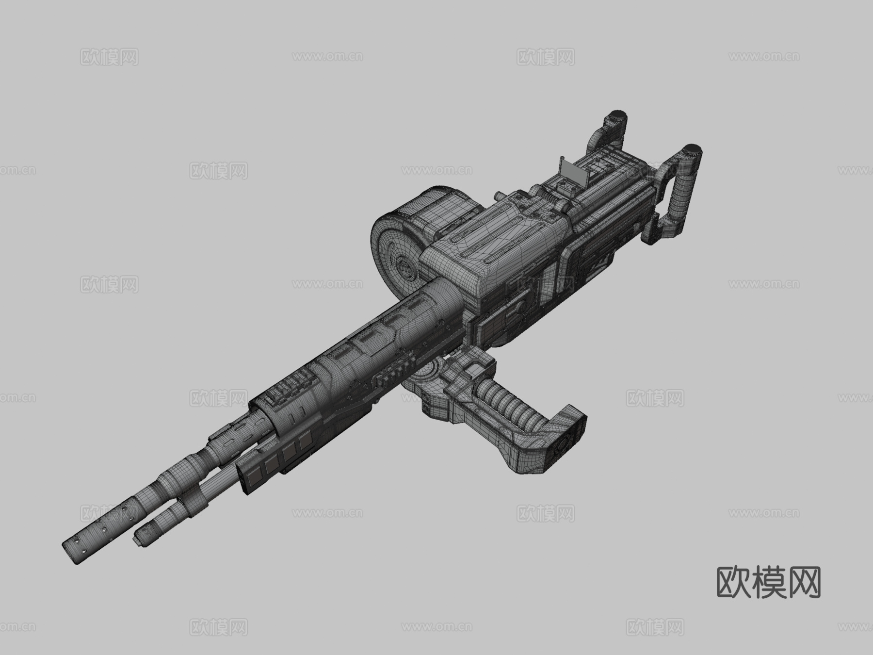Ns2 重型机枪概念3d模型