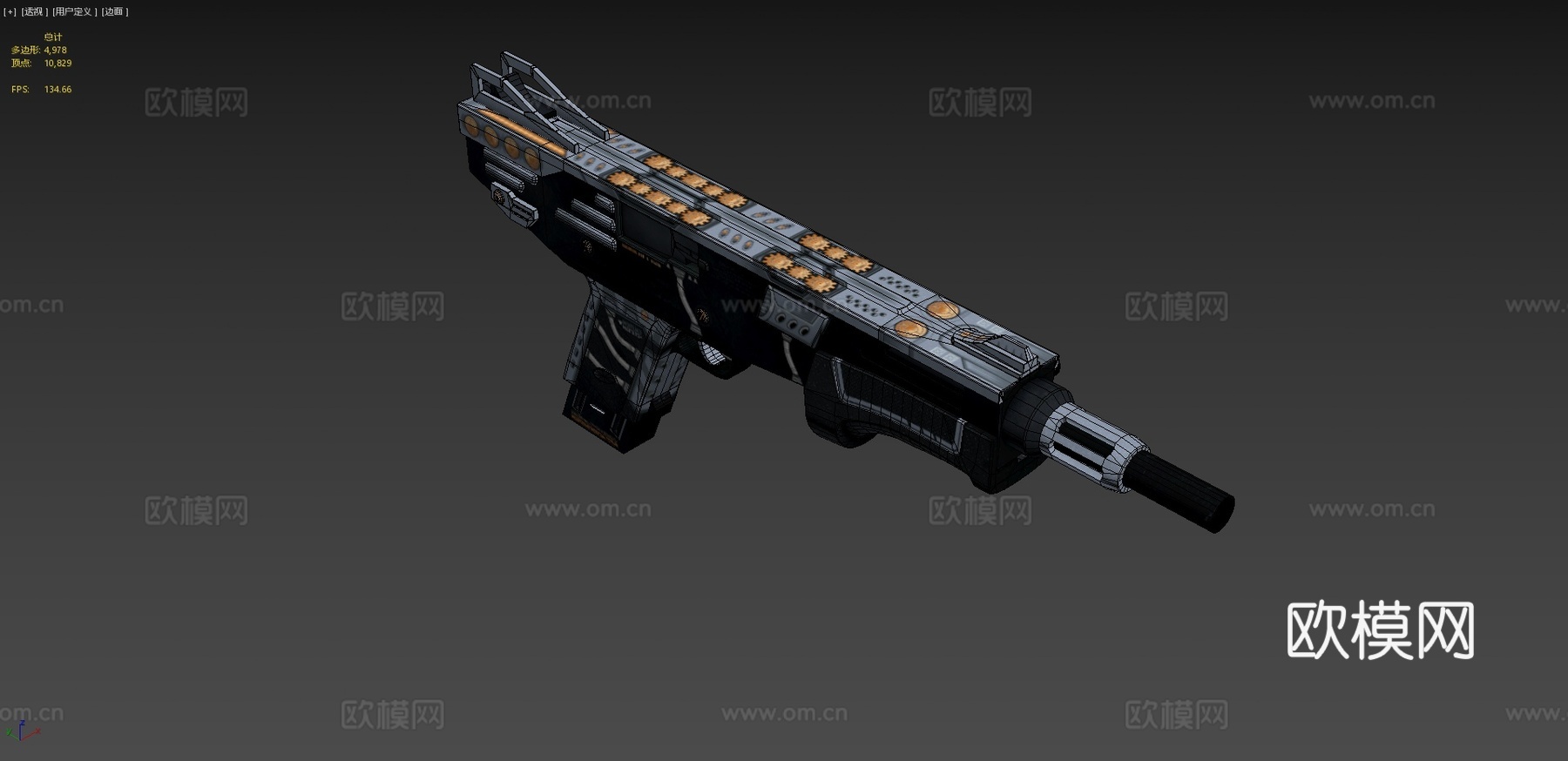 Mag-7 - 构造者（灰色）3d模型