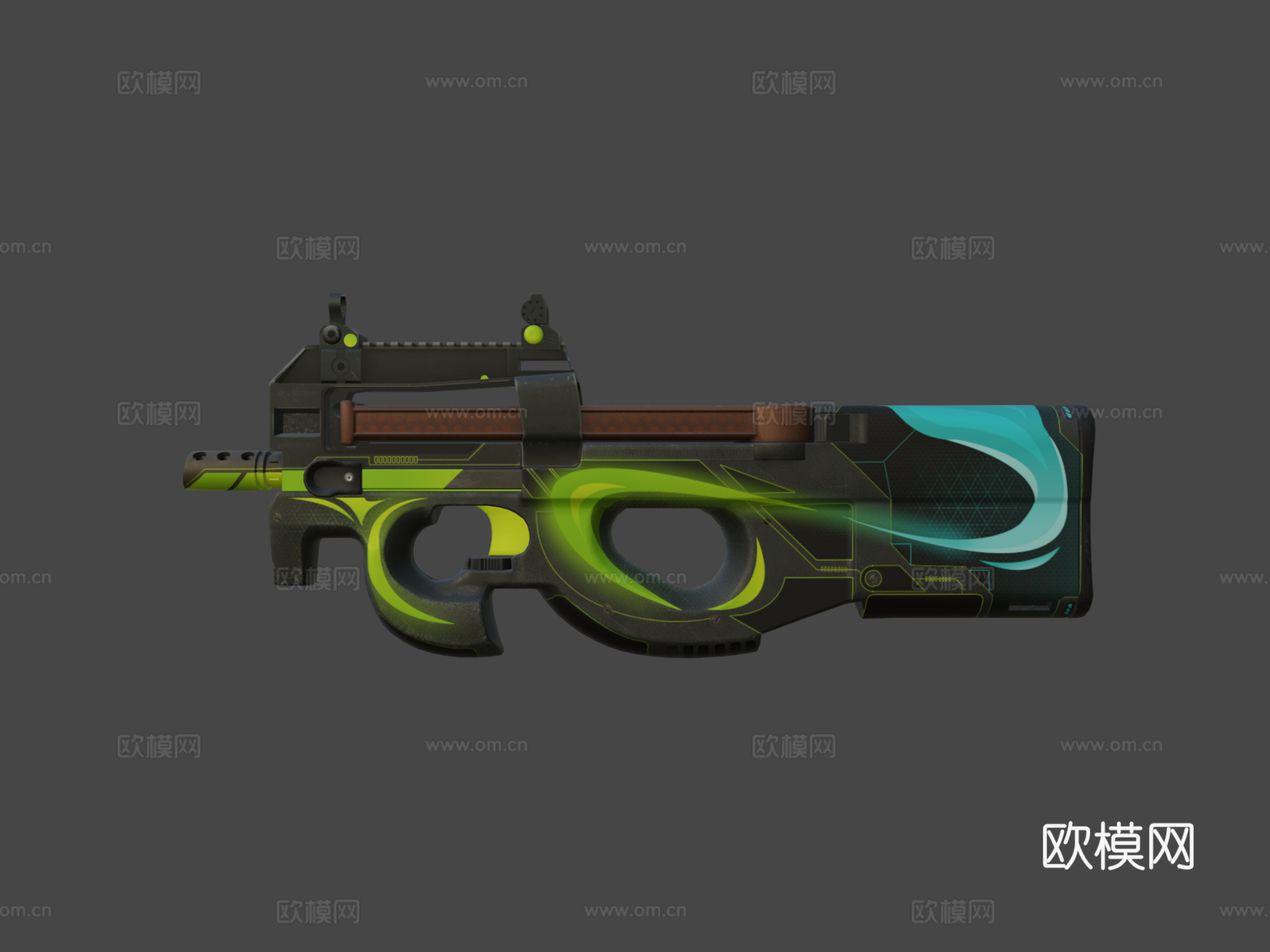 P90 - 能量3d模型
