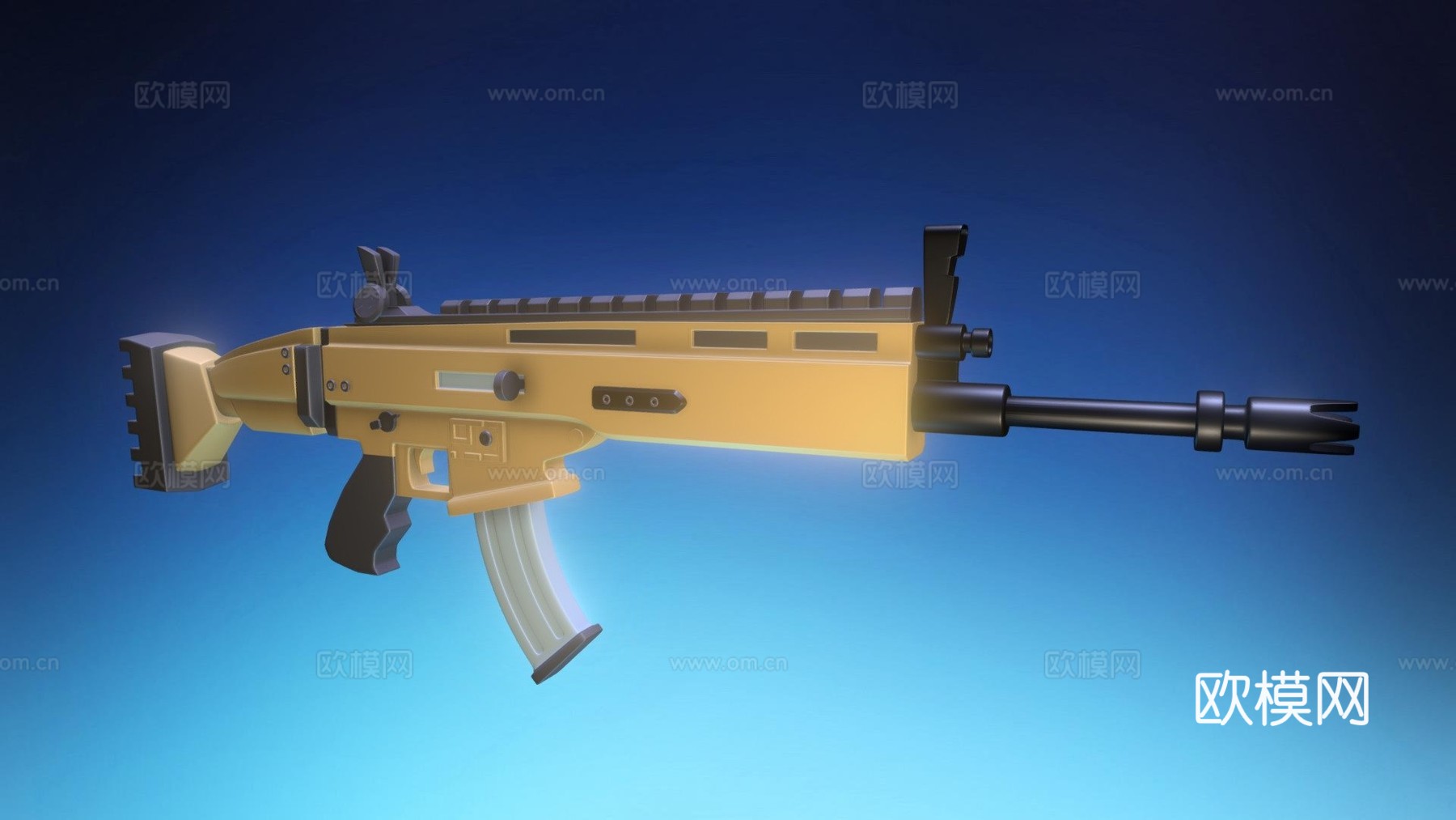 堡垒SCAR-L3d模型