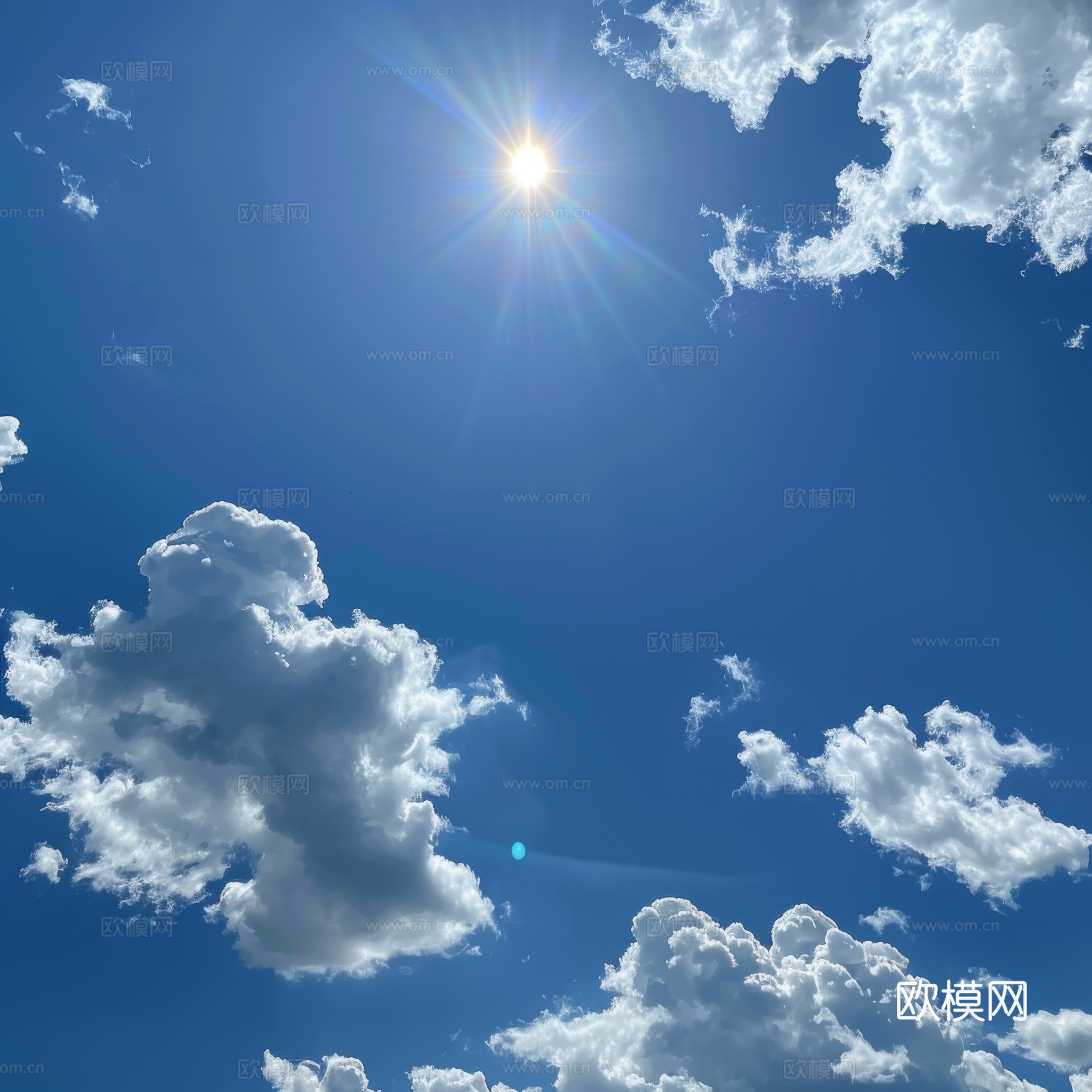外景天空蓝天白云