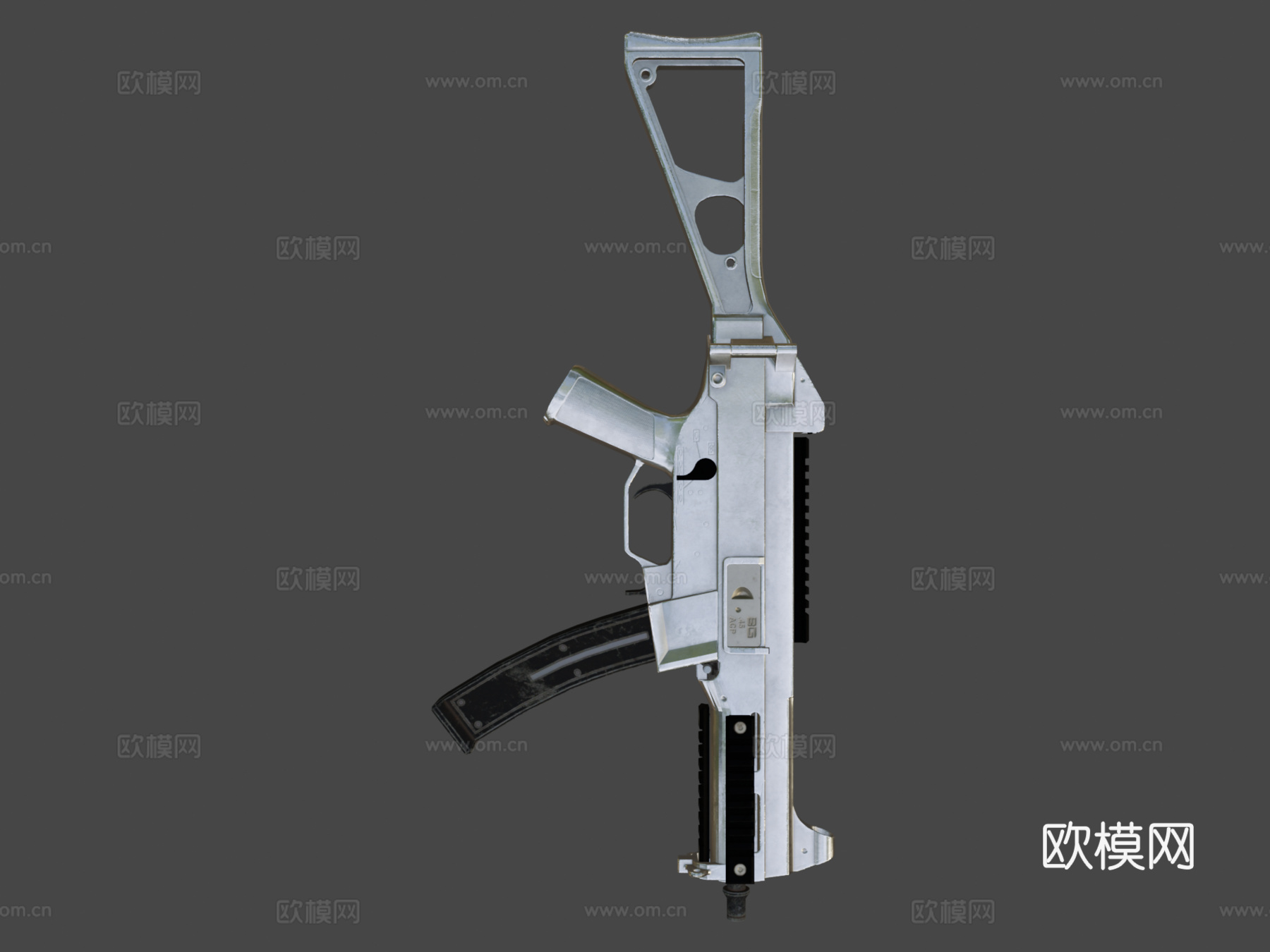 银色板 - UMP45 - PUBG3d模型