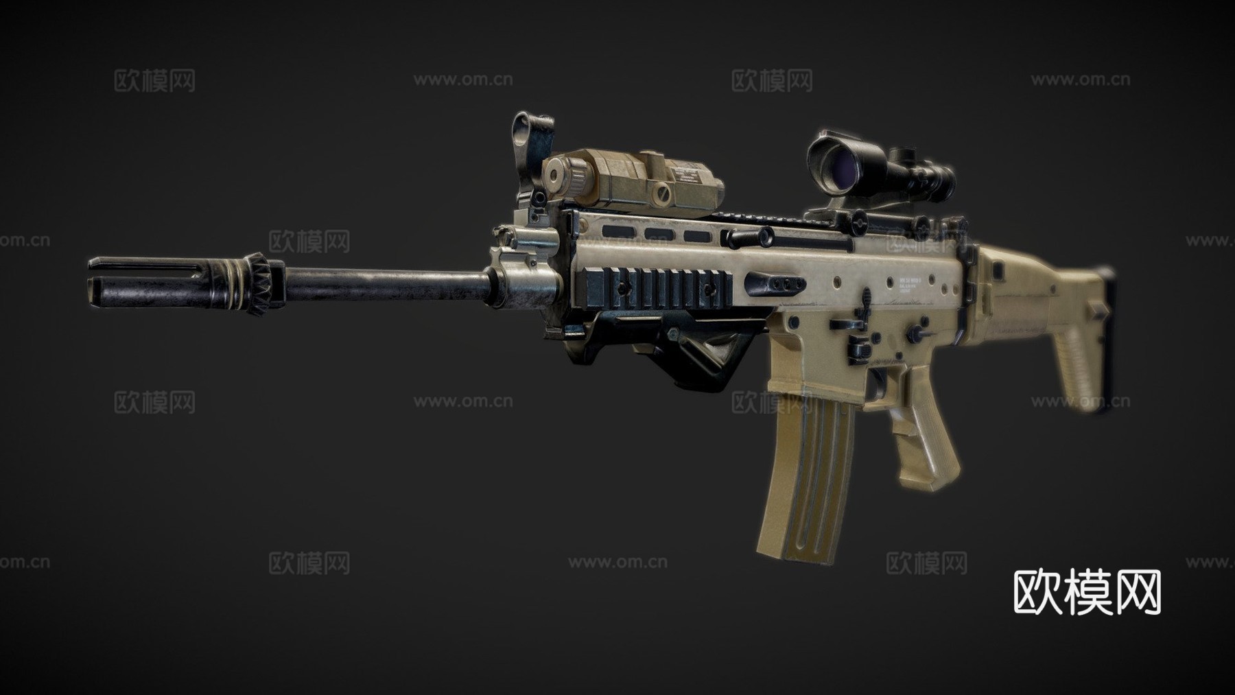 东京Marui SCAR-L3d模型