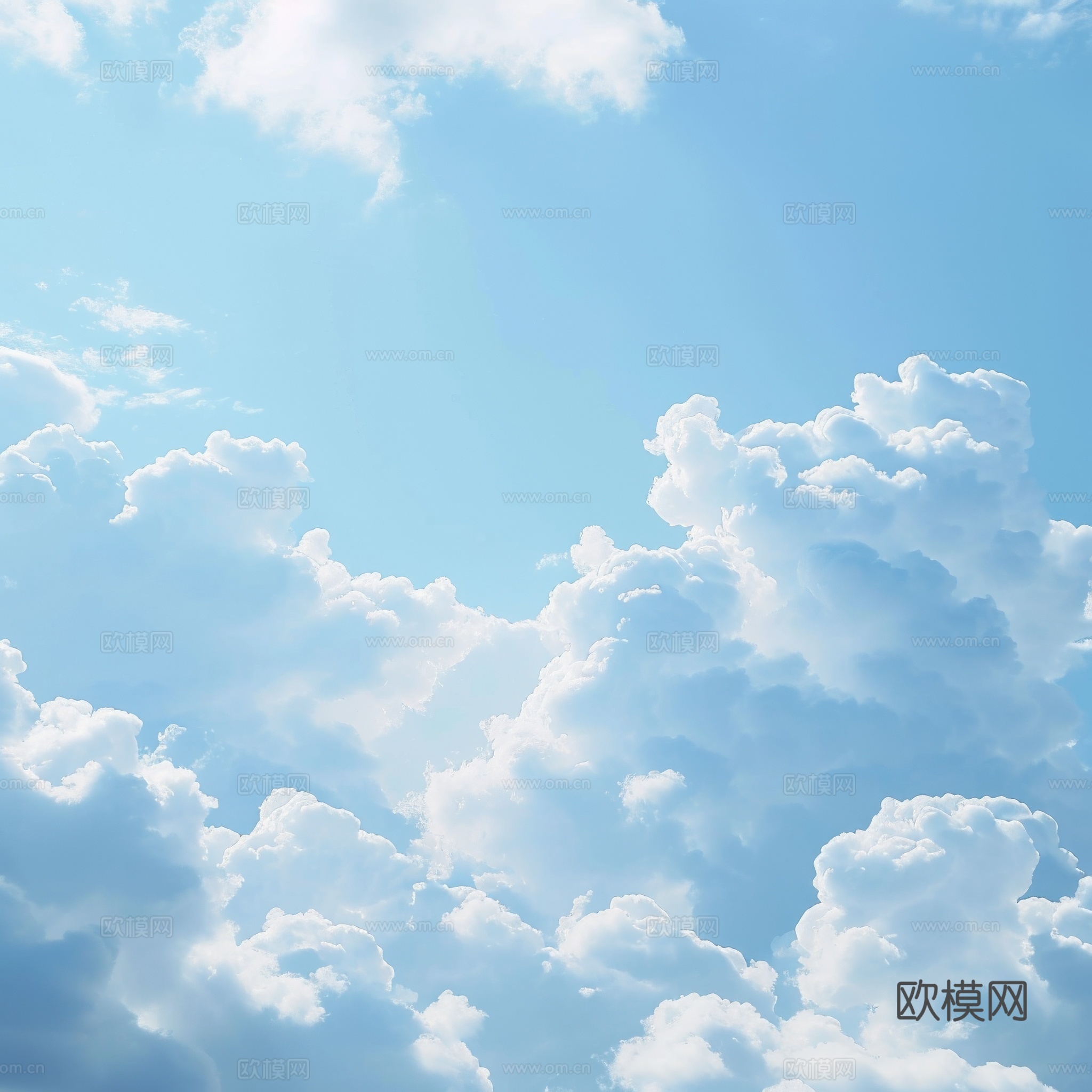 外景天空蓝天白云