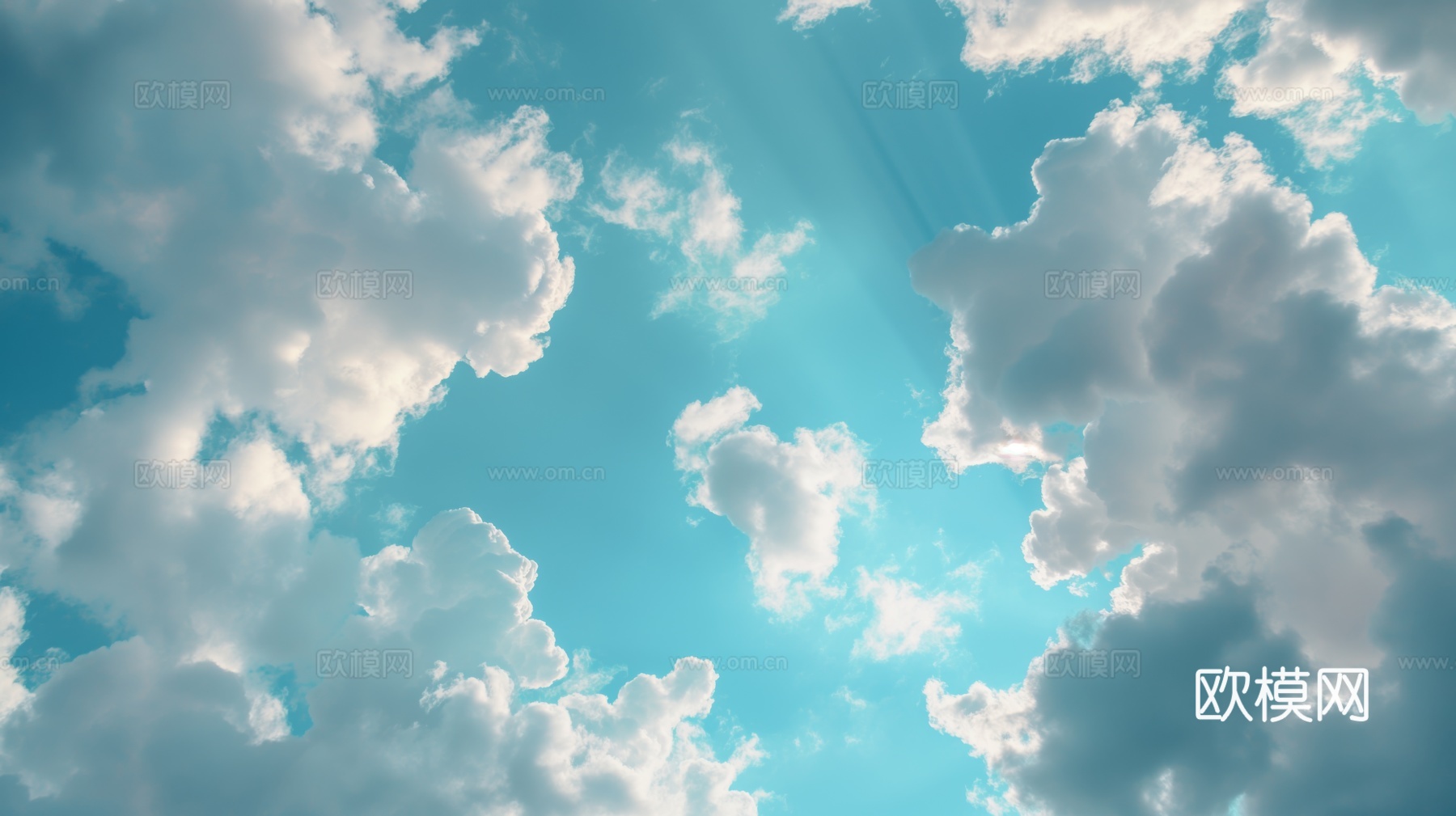 外景天空蓝天白云