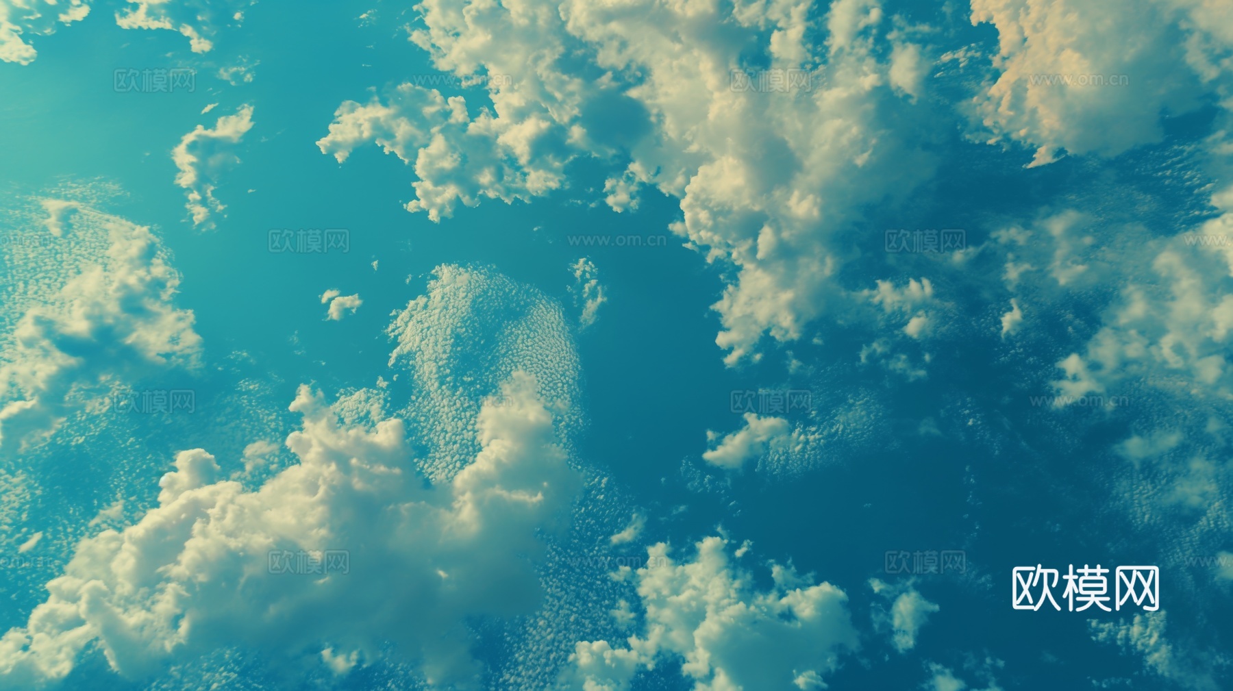 外景天空蓝天白云