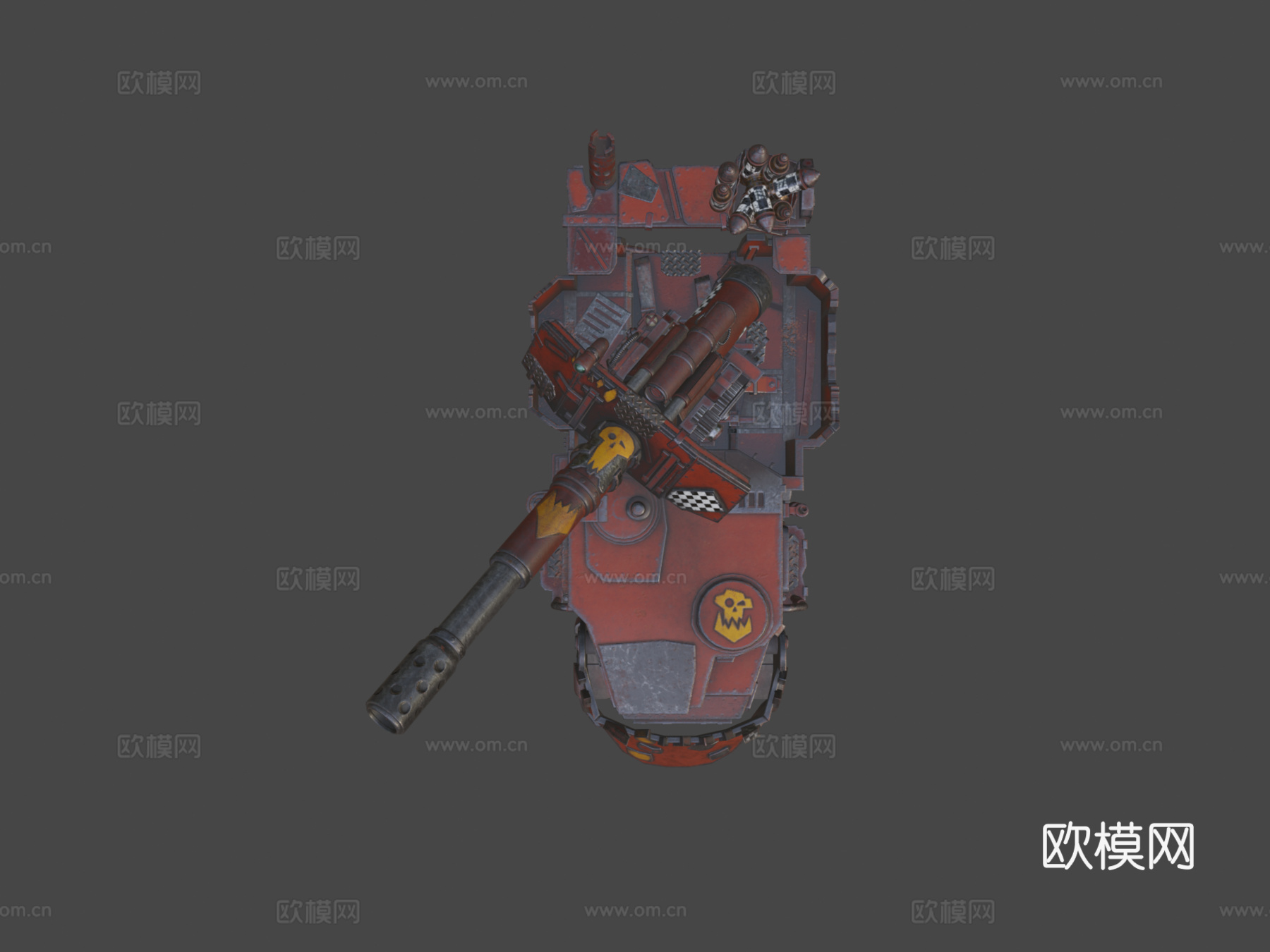 战锤40K_兽人战斗车_粉丝艺术3d模型