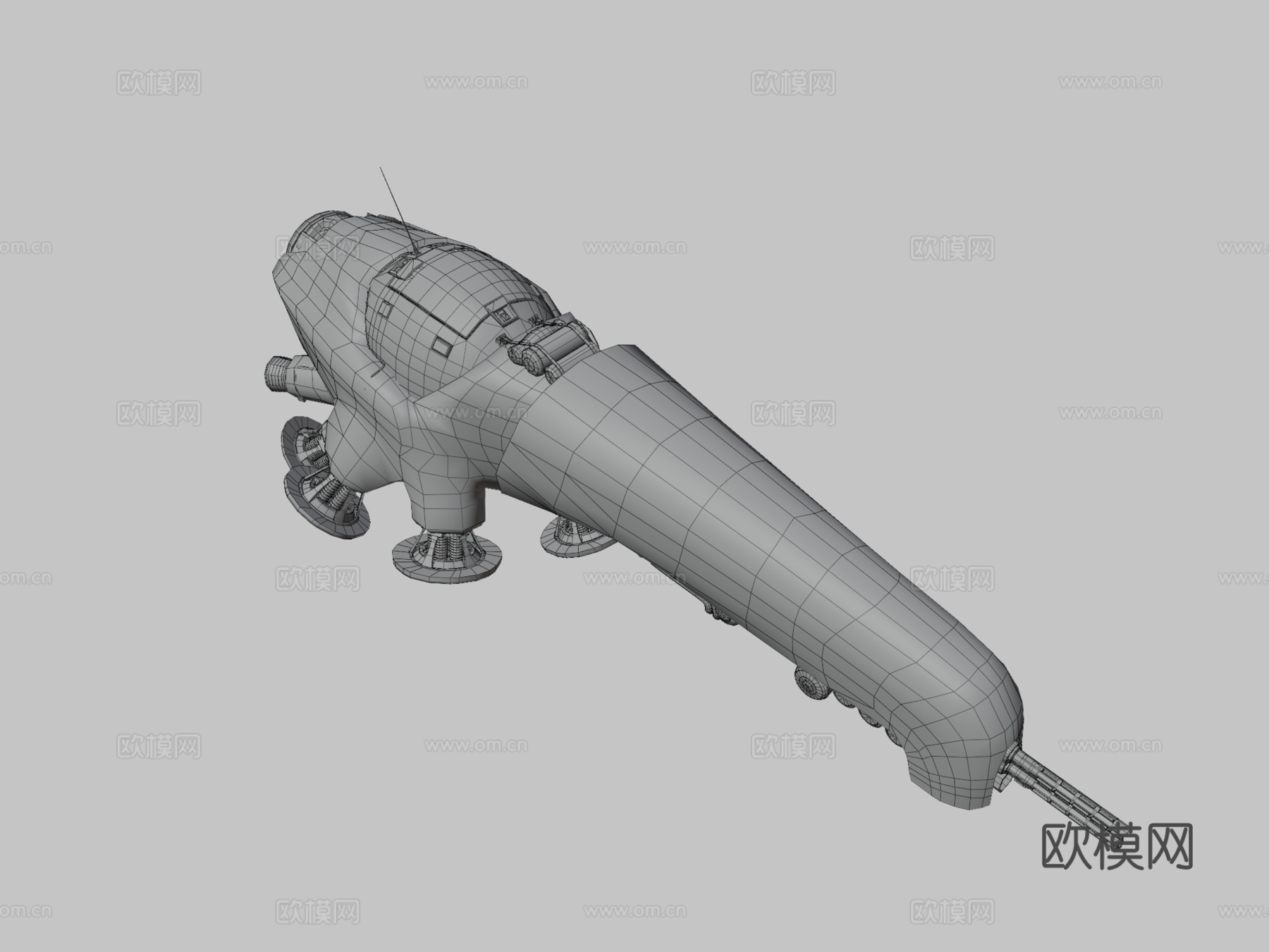 重型装甲突击舰[旧]3d模型