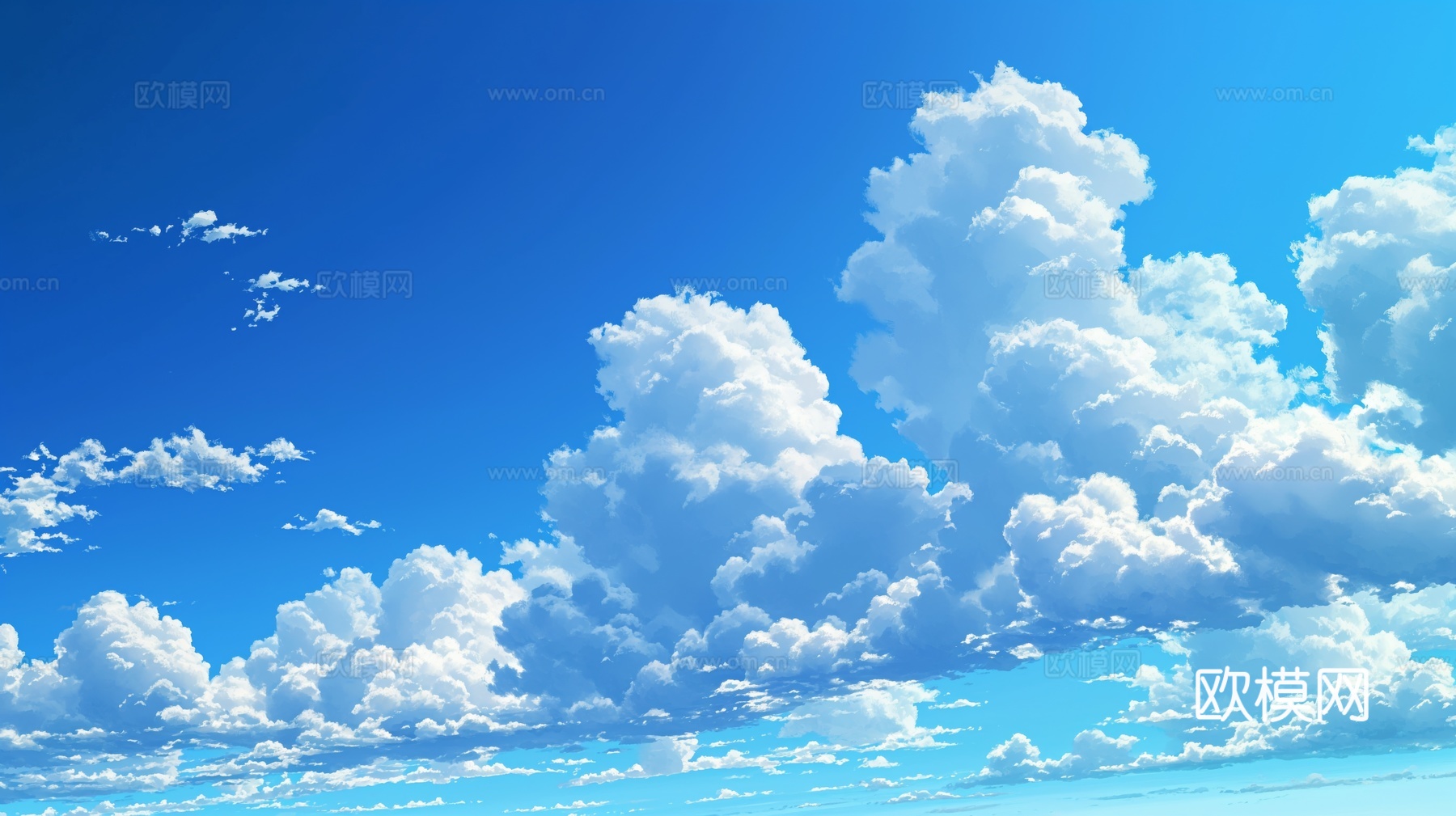 外景天空蓝天白云