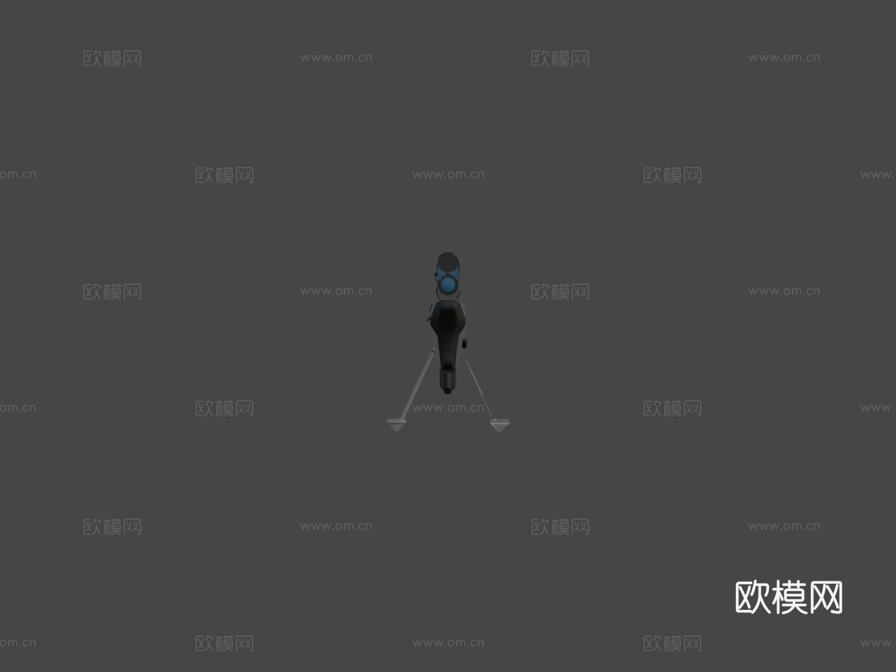 巴雷特M82狙击步枪3d模型