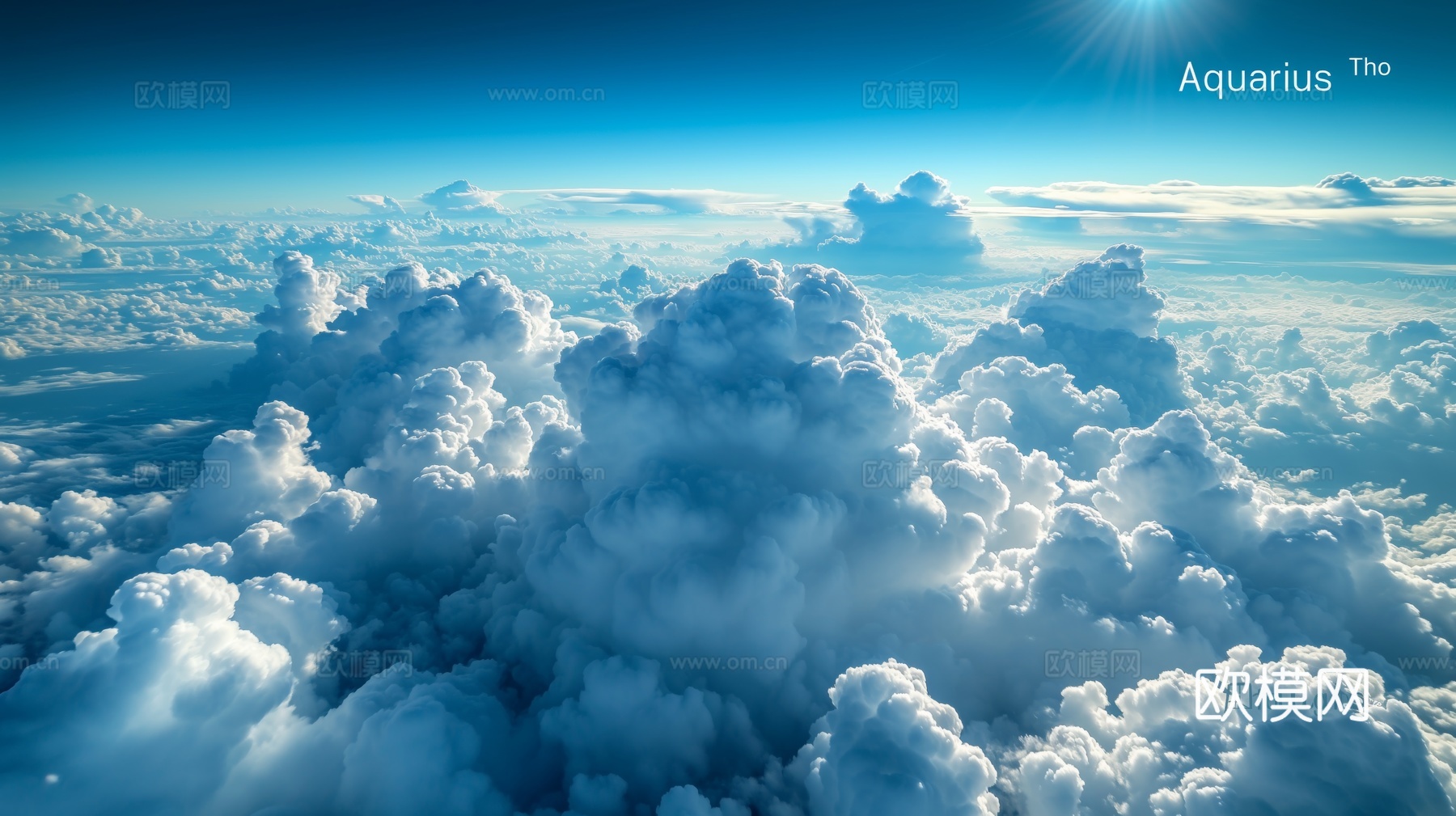外景天空蓝天白云