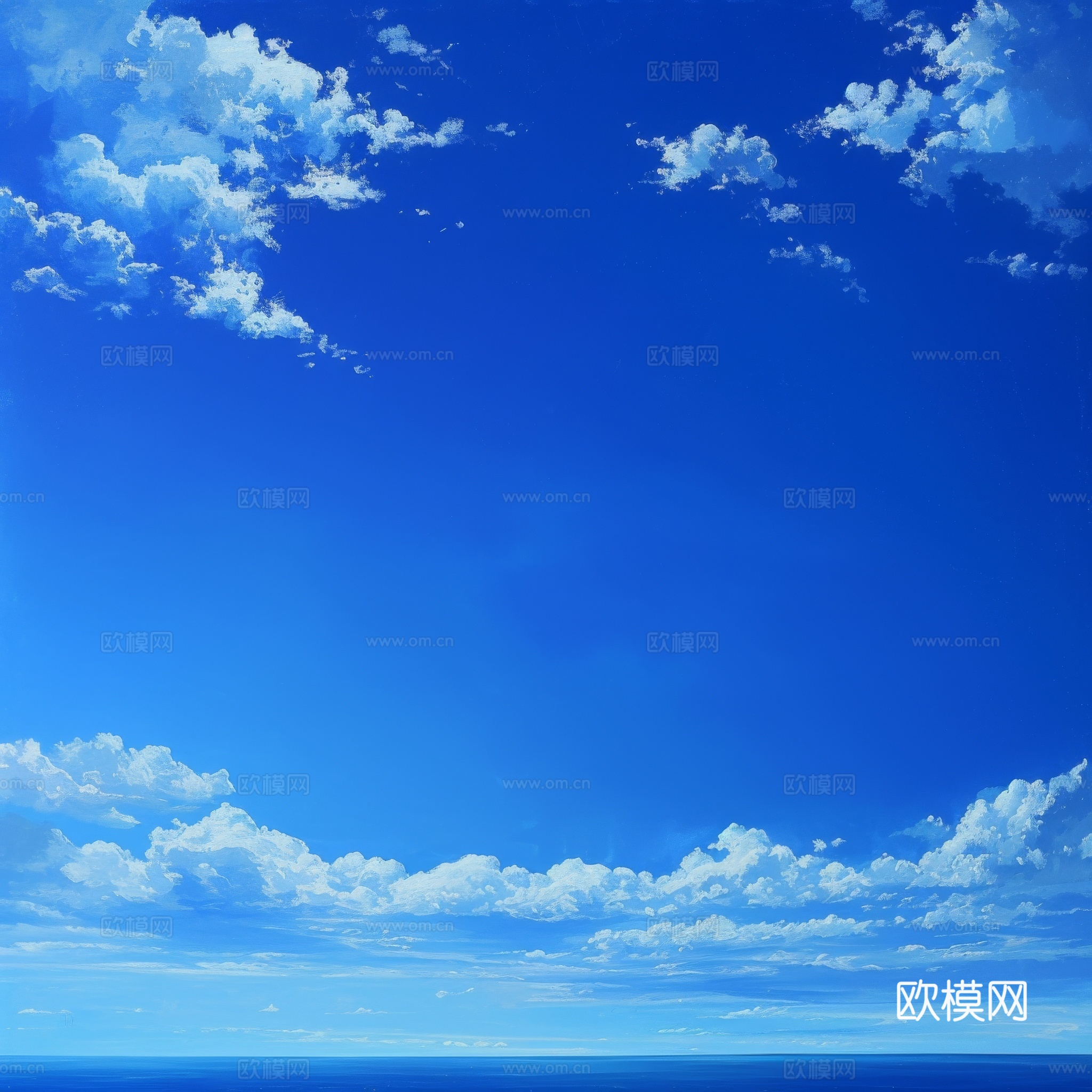 外景天空蓝天白云