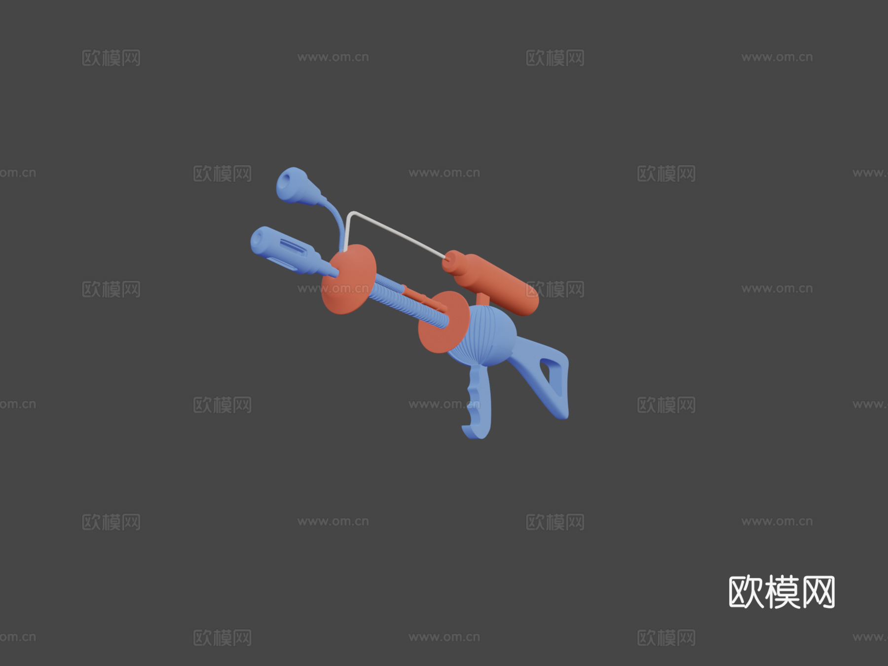 武器火星攻击3d模型