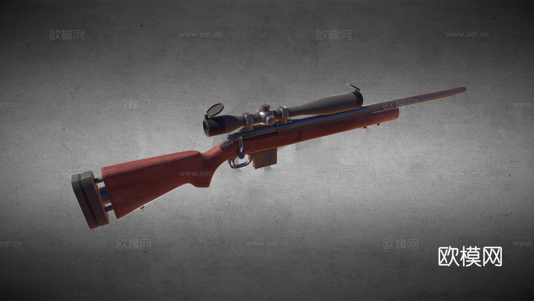 M24 狙击步枪抽奖su模型