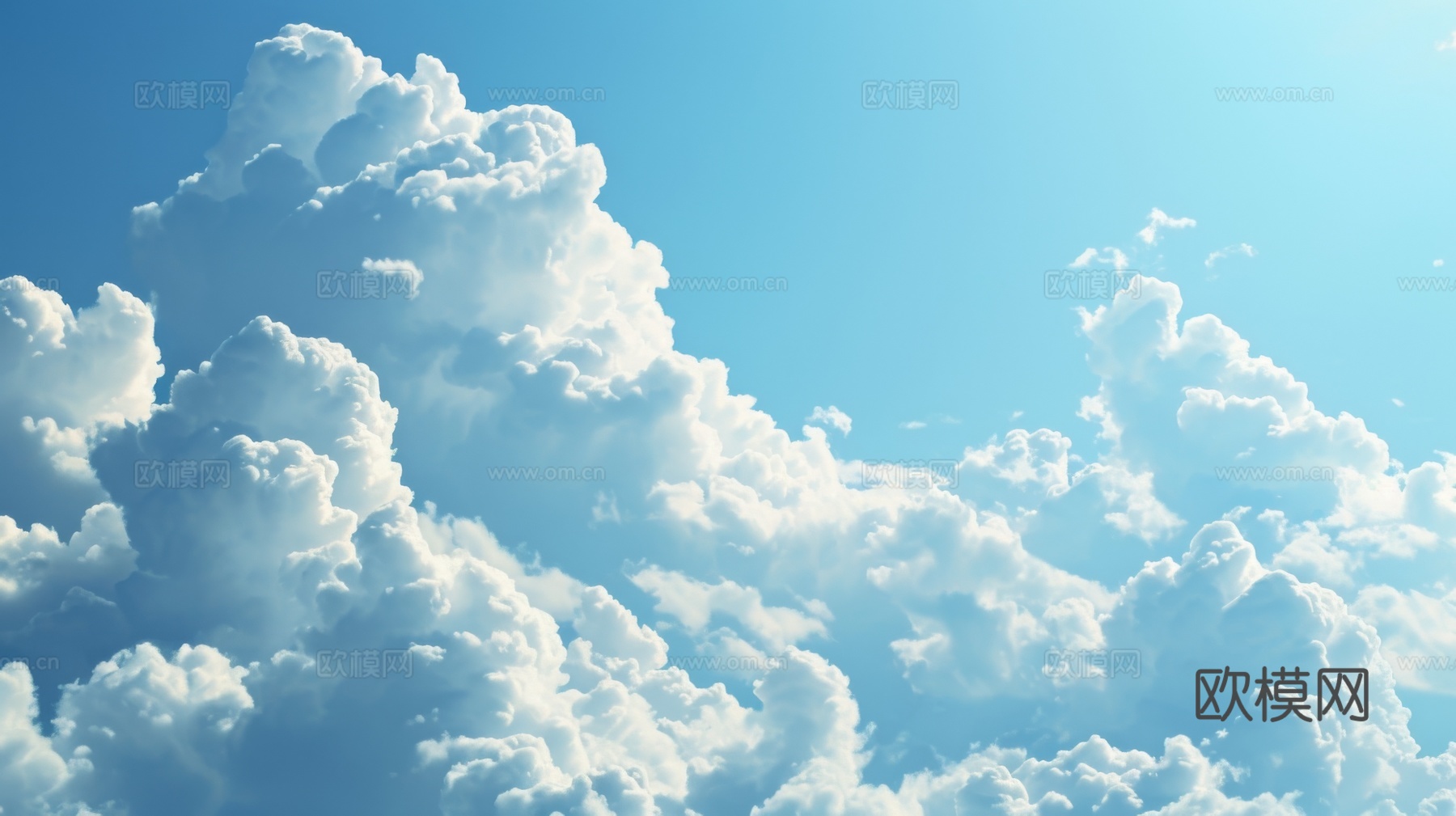外景天空蓝天白云