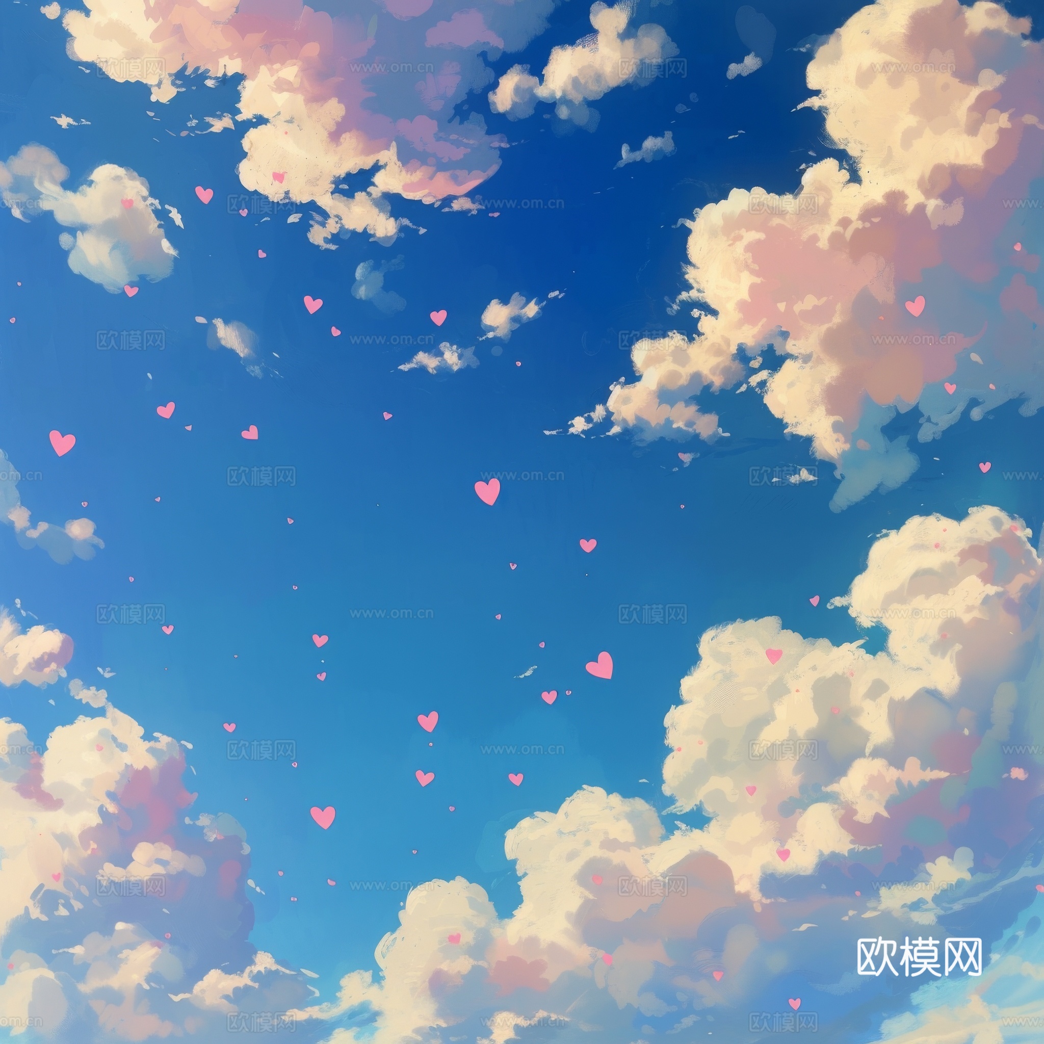 外景天空蓝天白云