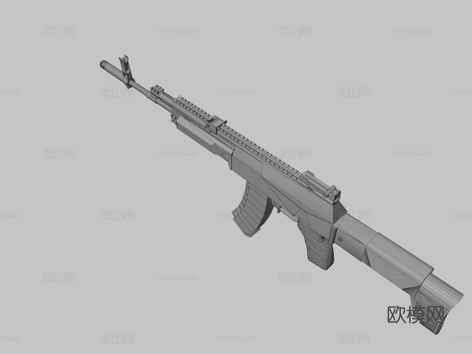 AK-12艺术涂装 103d模型