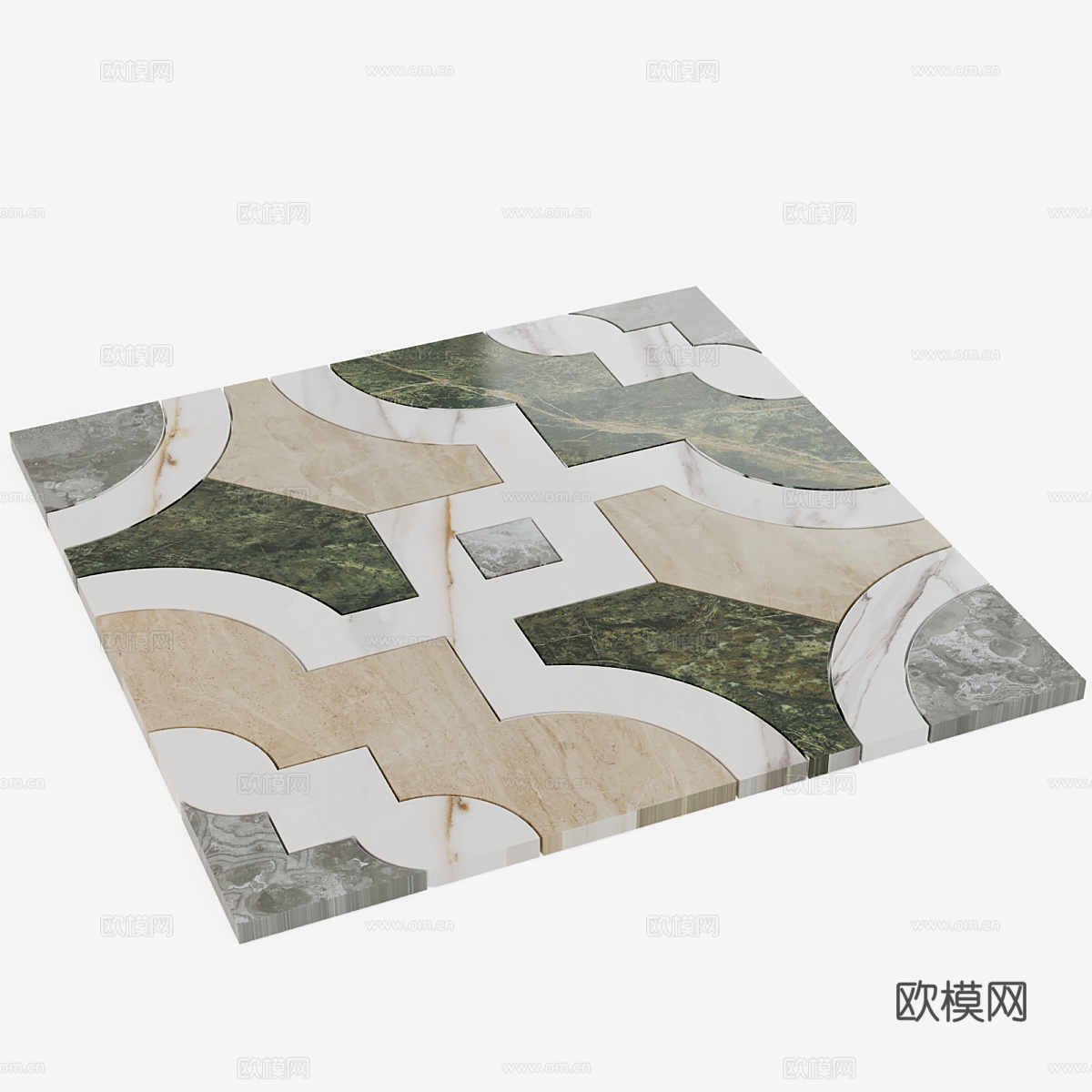 瓷砖 花砖3d模型