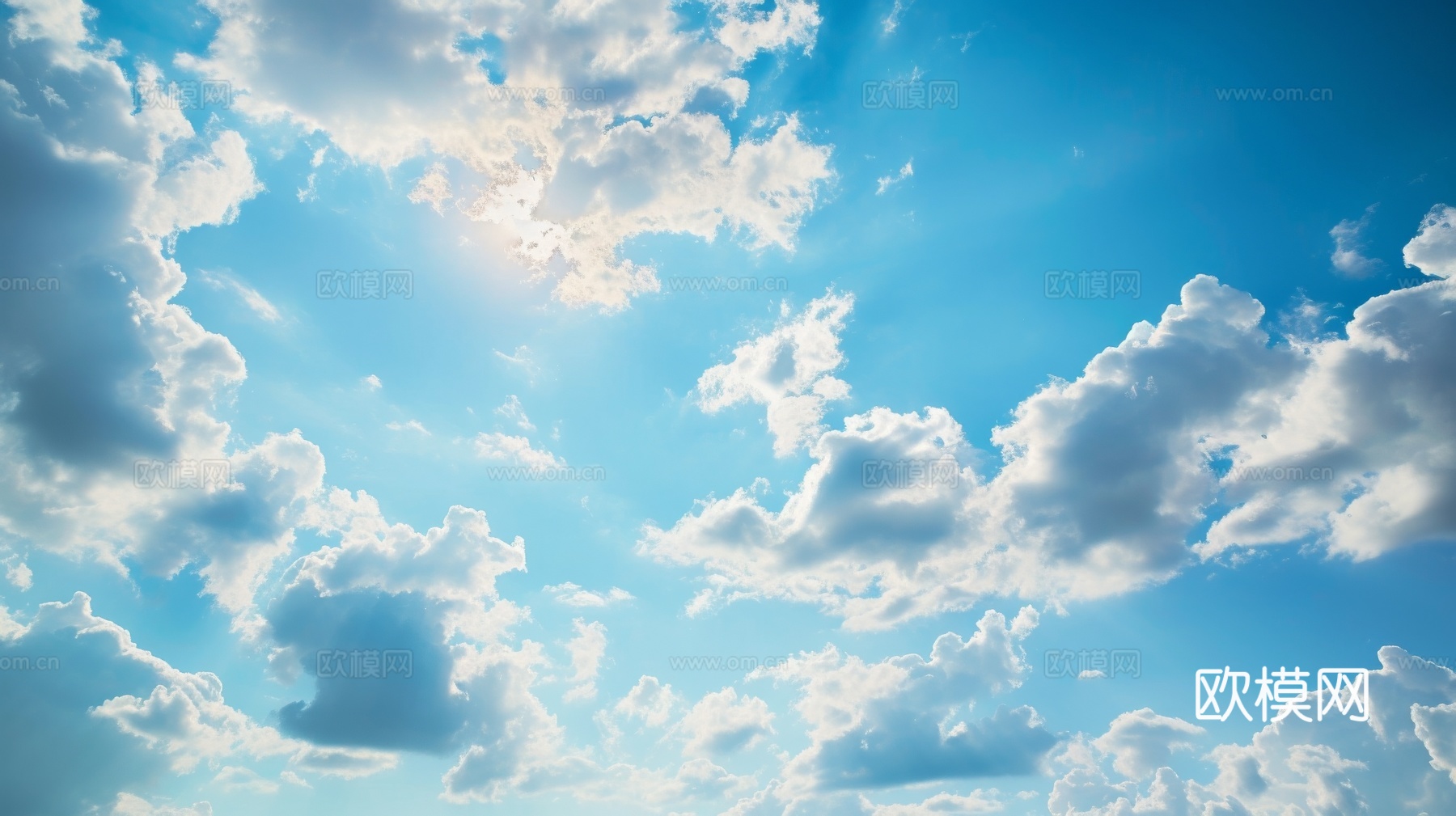 外景天空蓝天白云