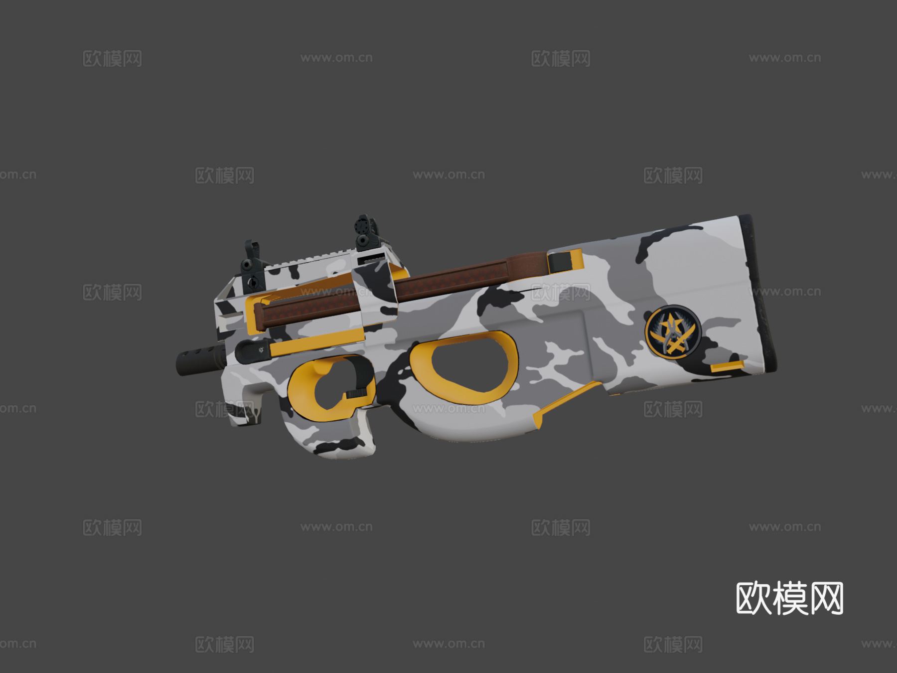 P90对峙su模型