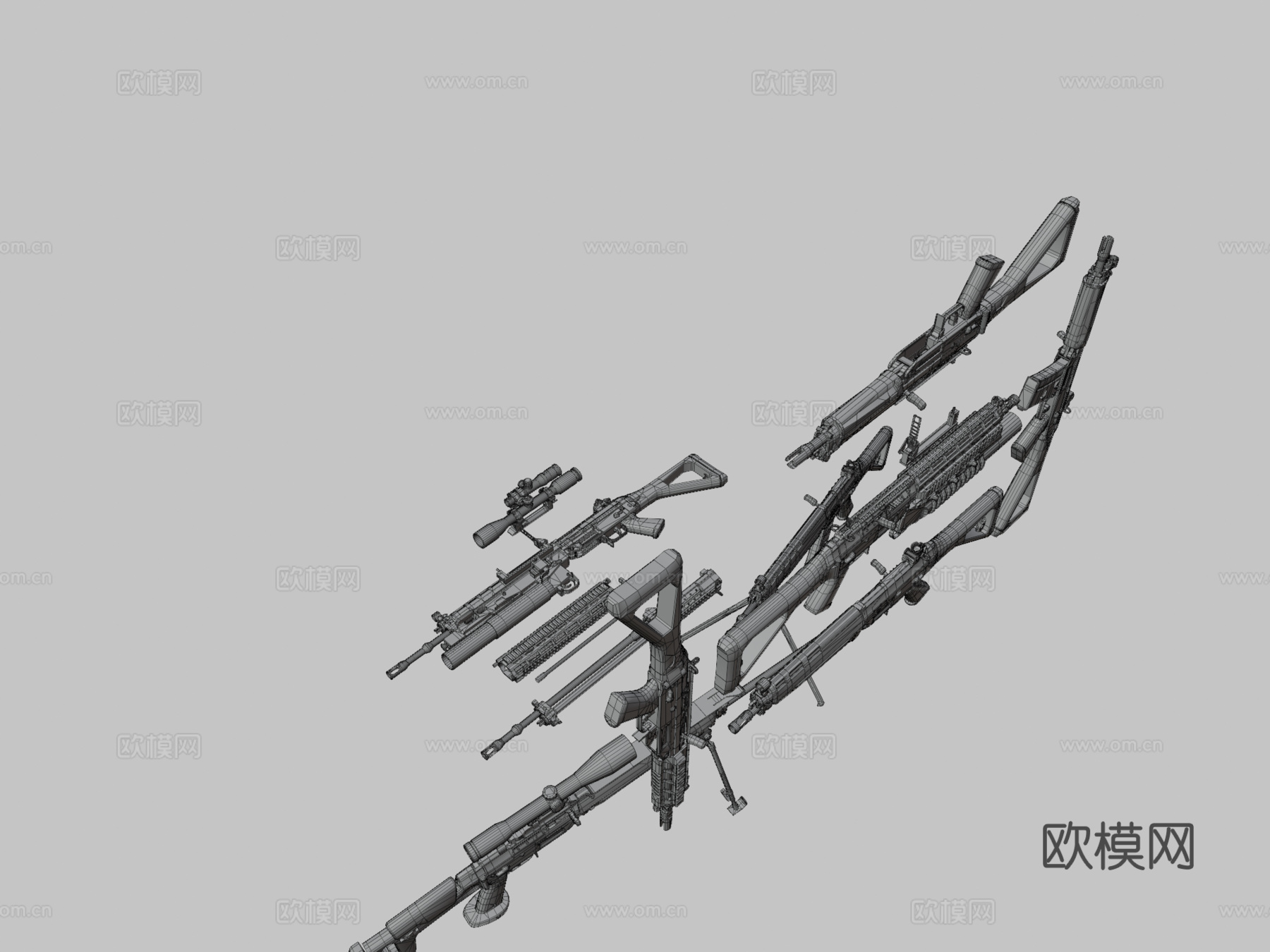 SIG SG550步枪su模型