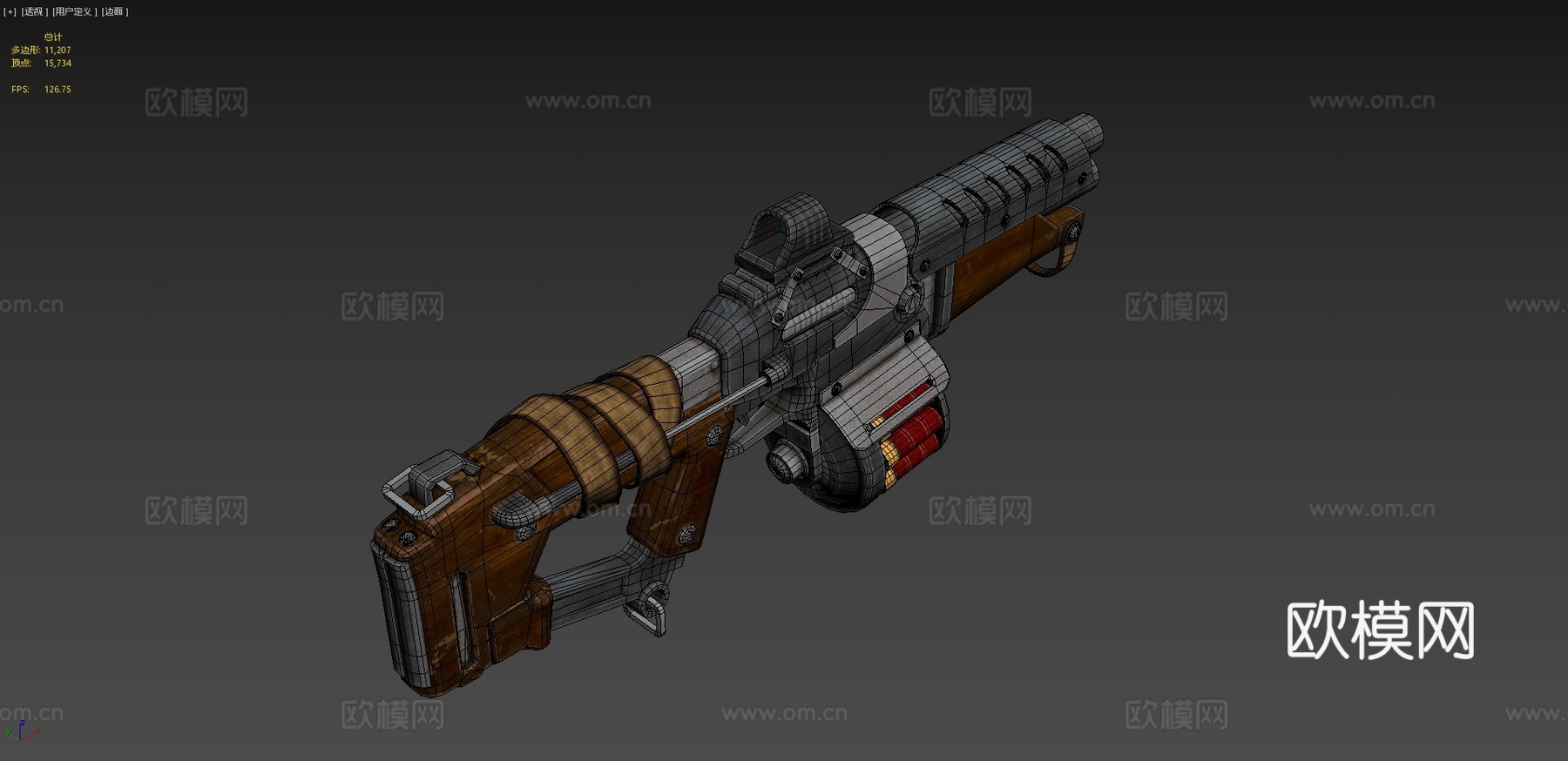 武器3d模型