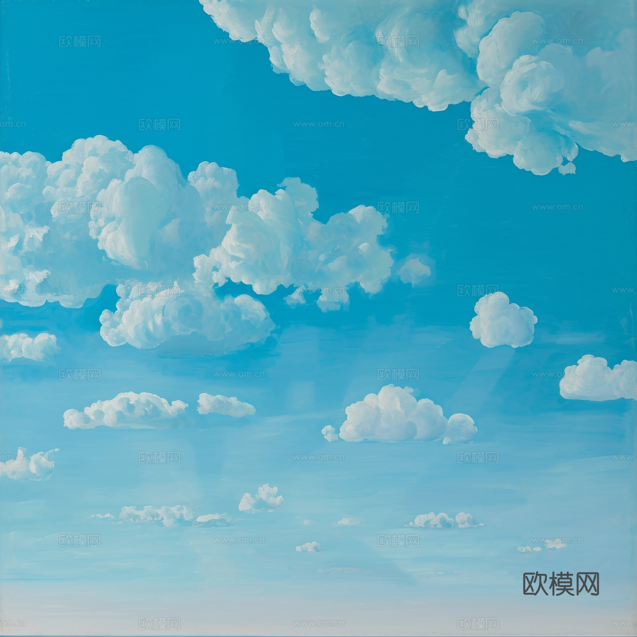 外景天空蓝天白云