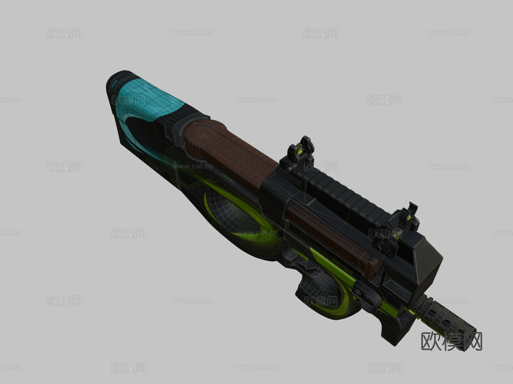 P90 - 能量3d模型