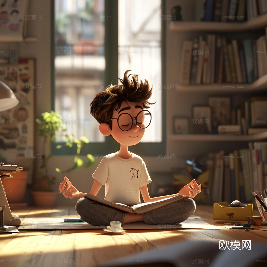 童趣卡通儿童房人物挂画