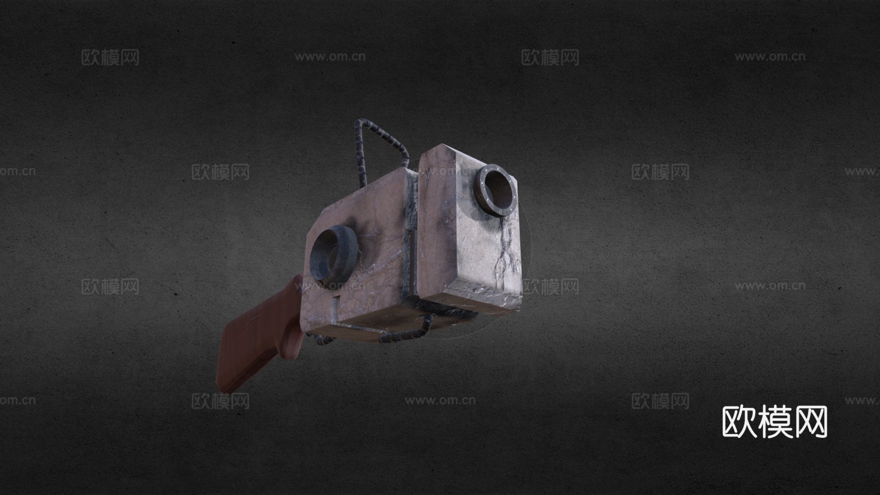 沥青步枪su模型