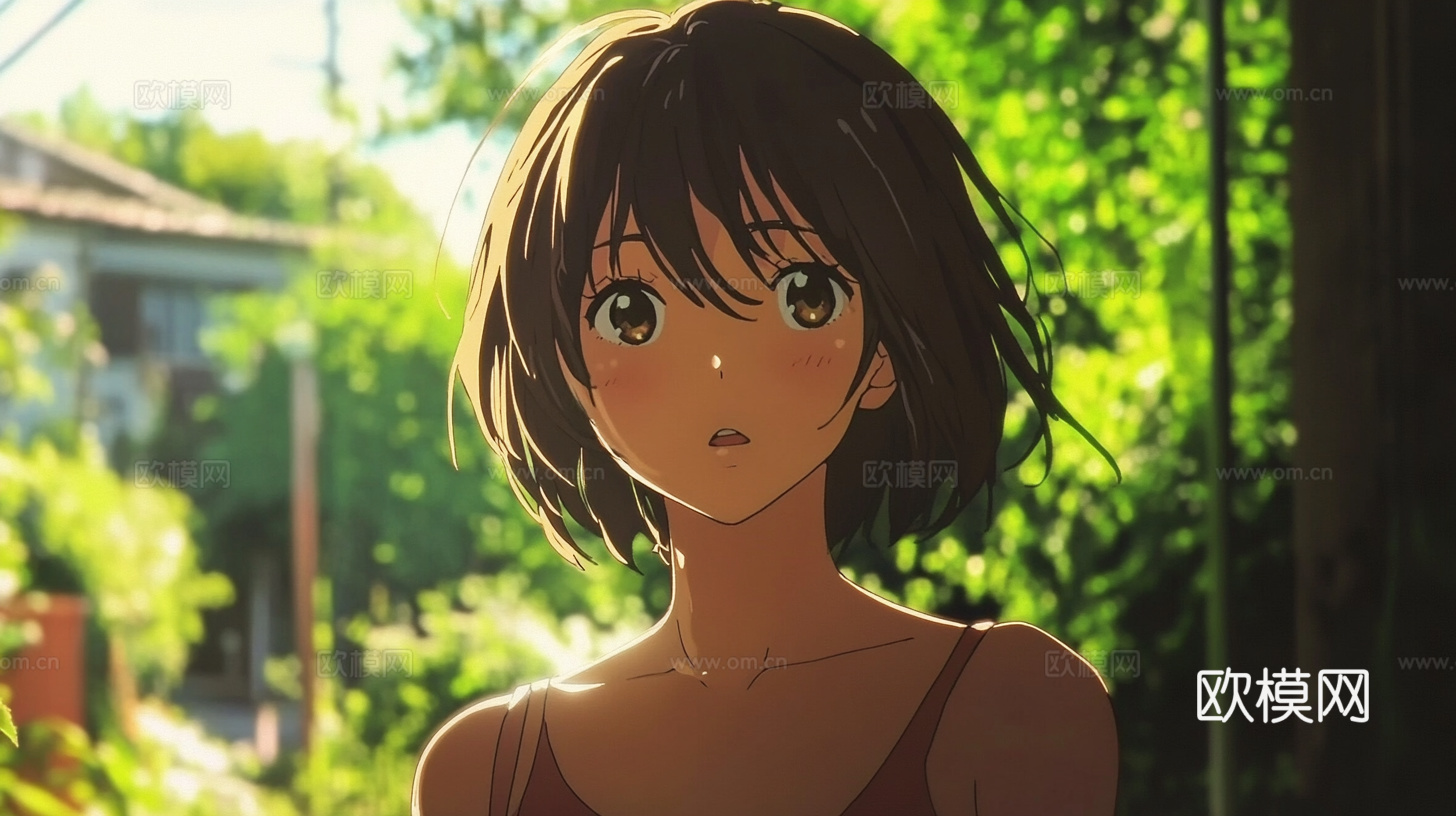 童趣卡通儿童房人物挂画下载（渲染图7）