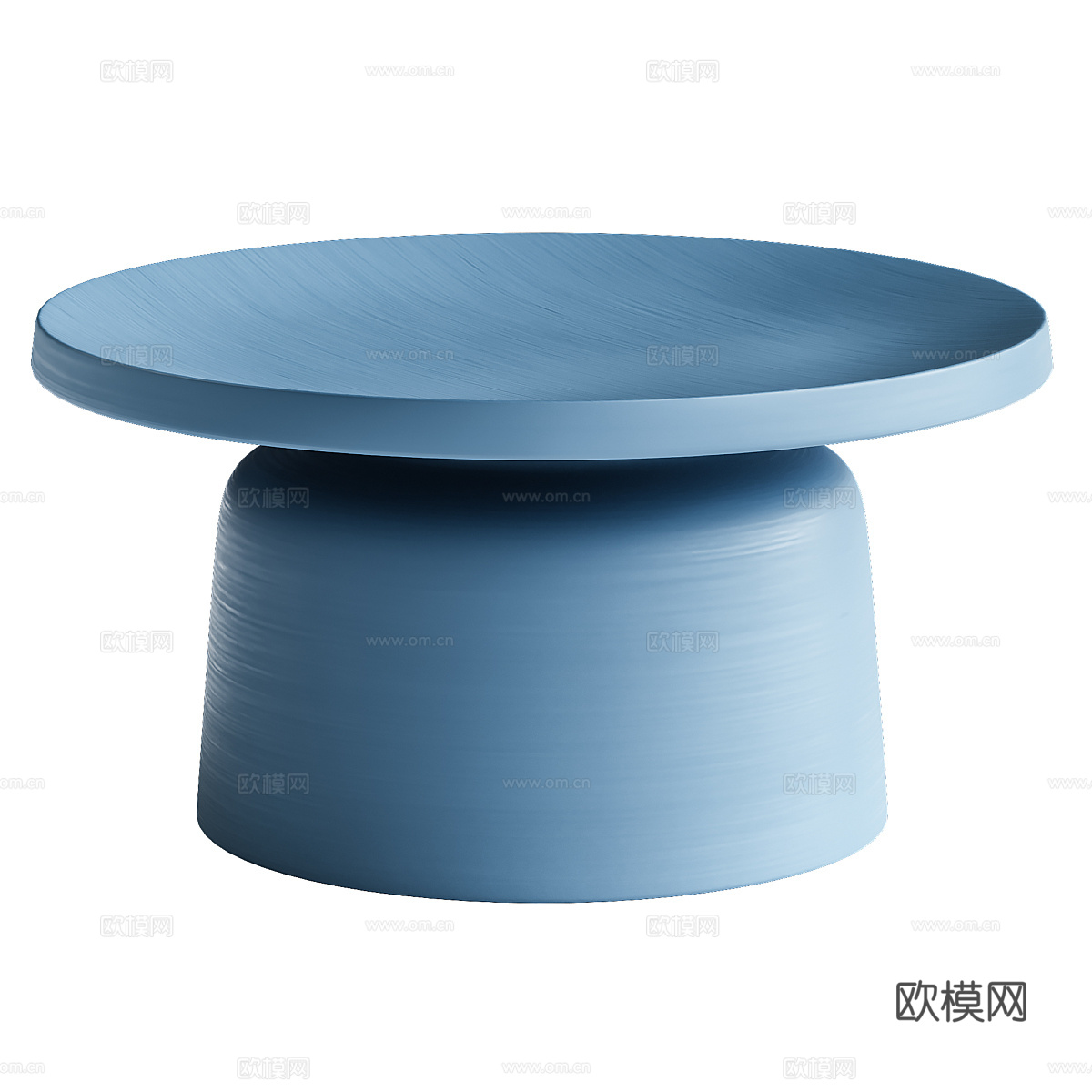 现代奶油风亚克力茶几3d模型
