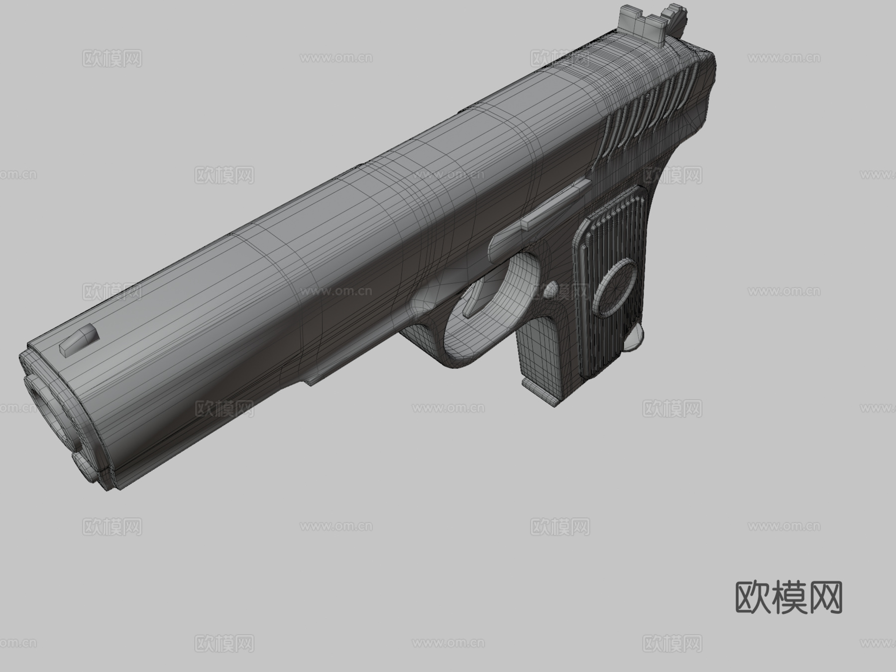 TT-30手枪（俄罗斯半自动手枪）Retopsu模型