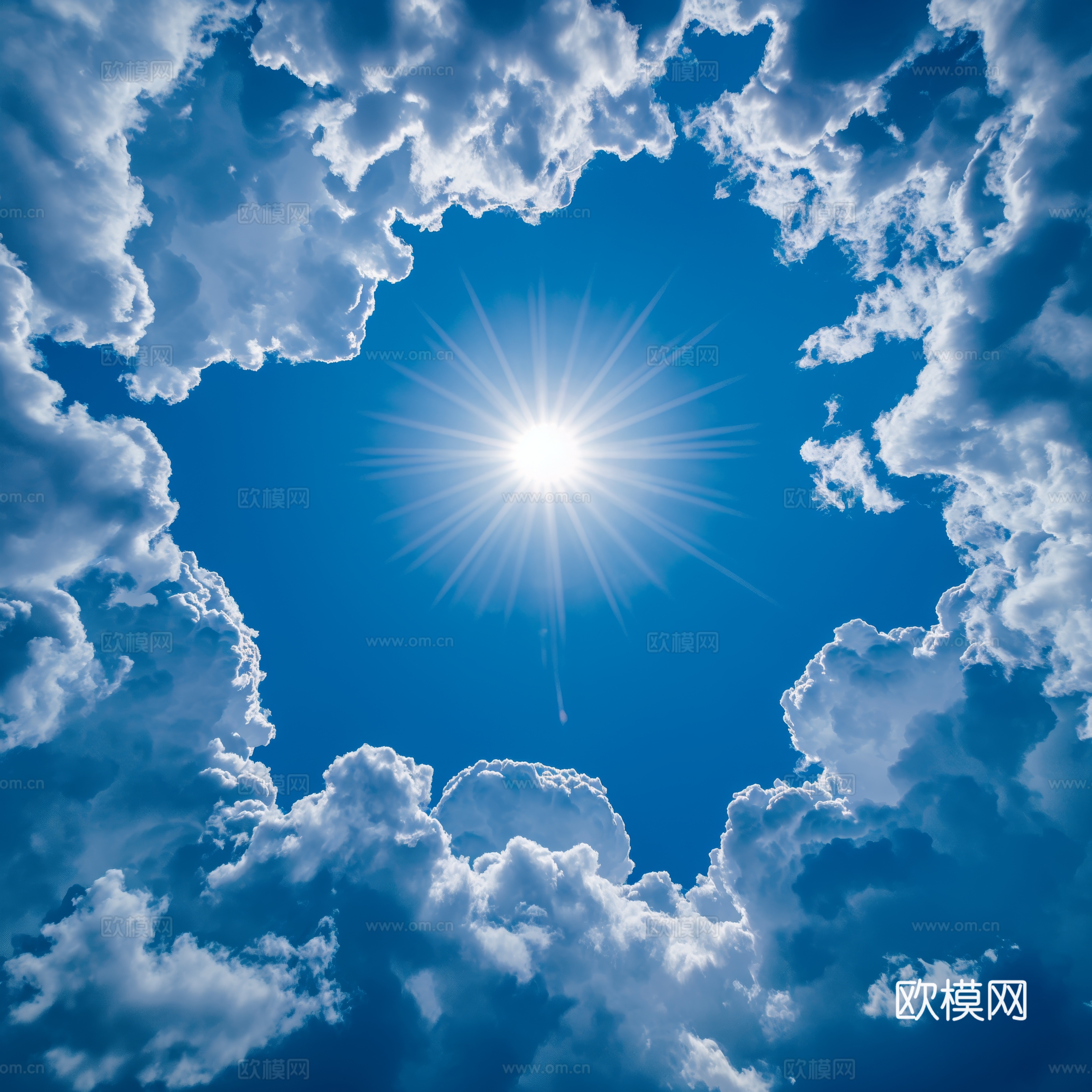 外景天空蓝天白云