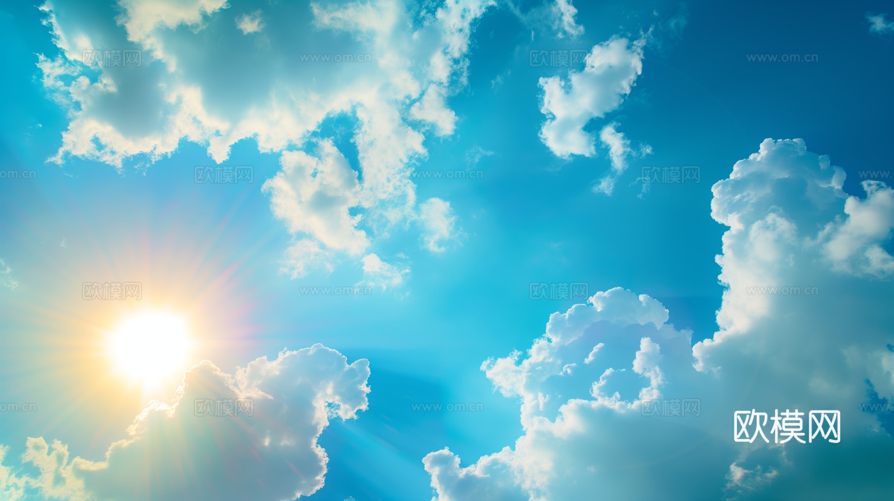 外景天空蓝天白云