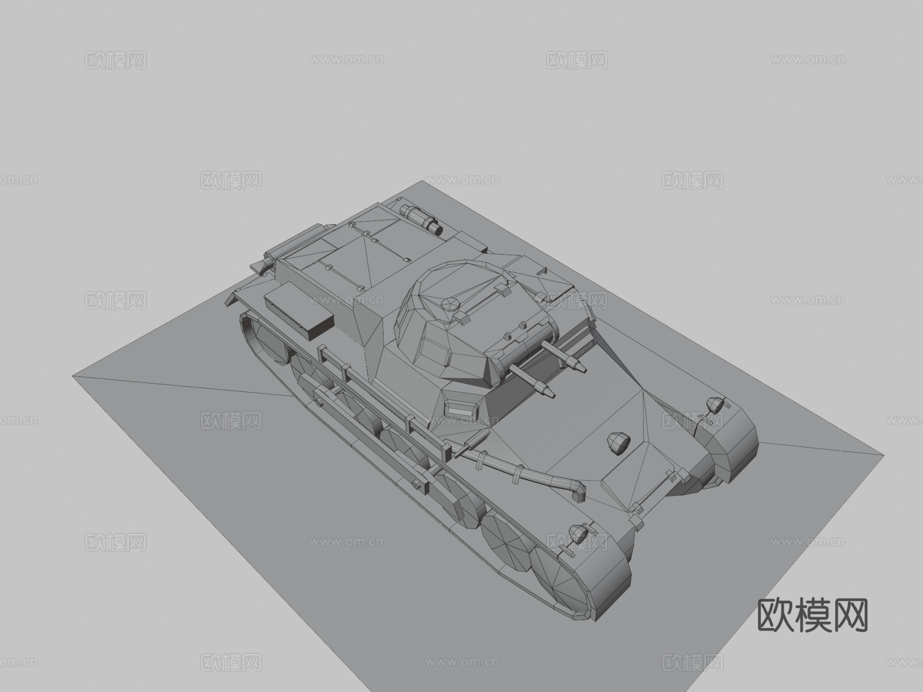 德国轻型坦克潘泽IB（SdKfz 101）su模型