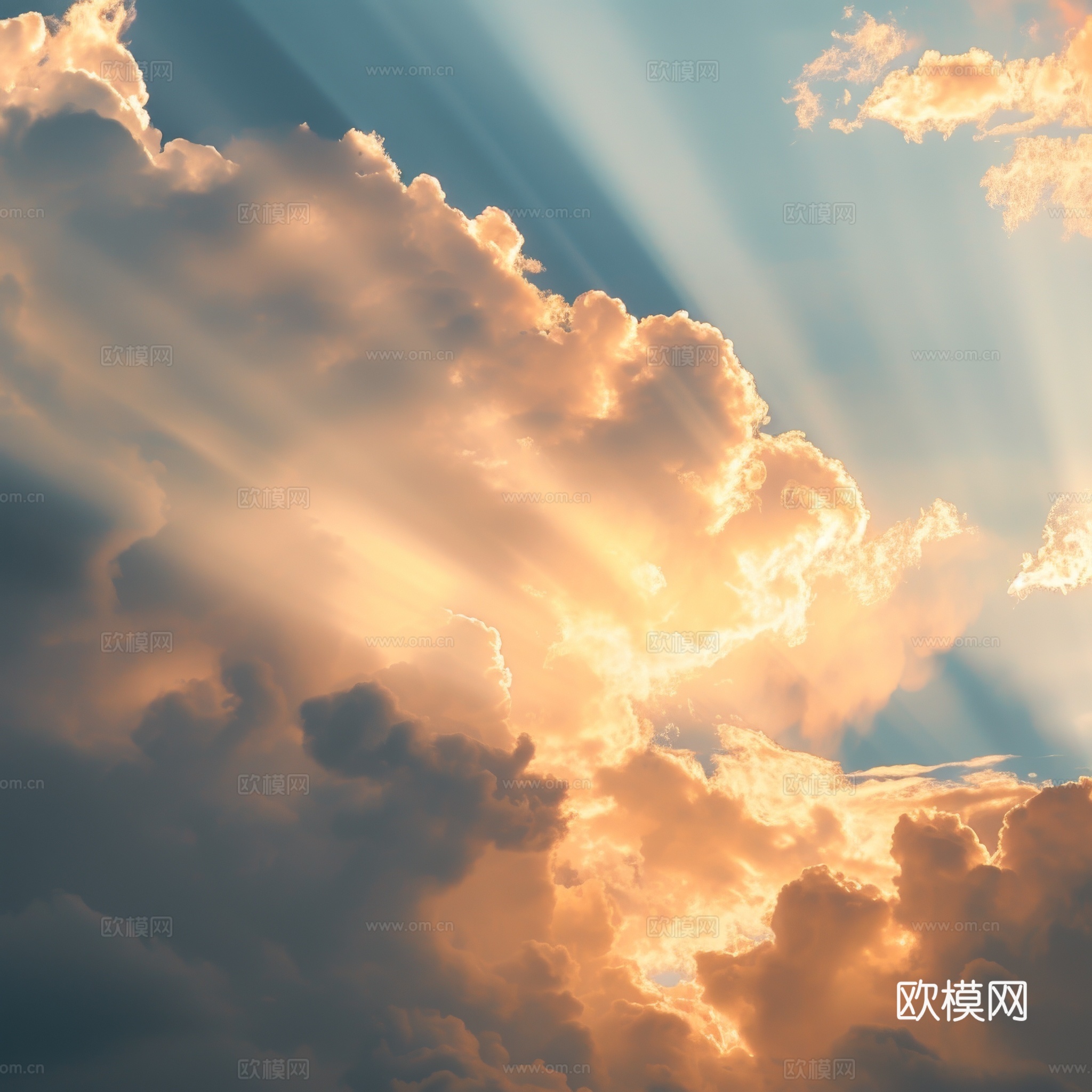 外景天空蓝天白云