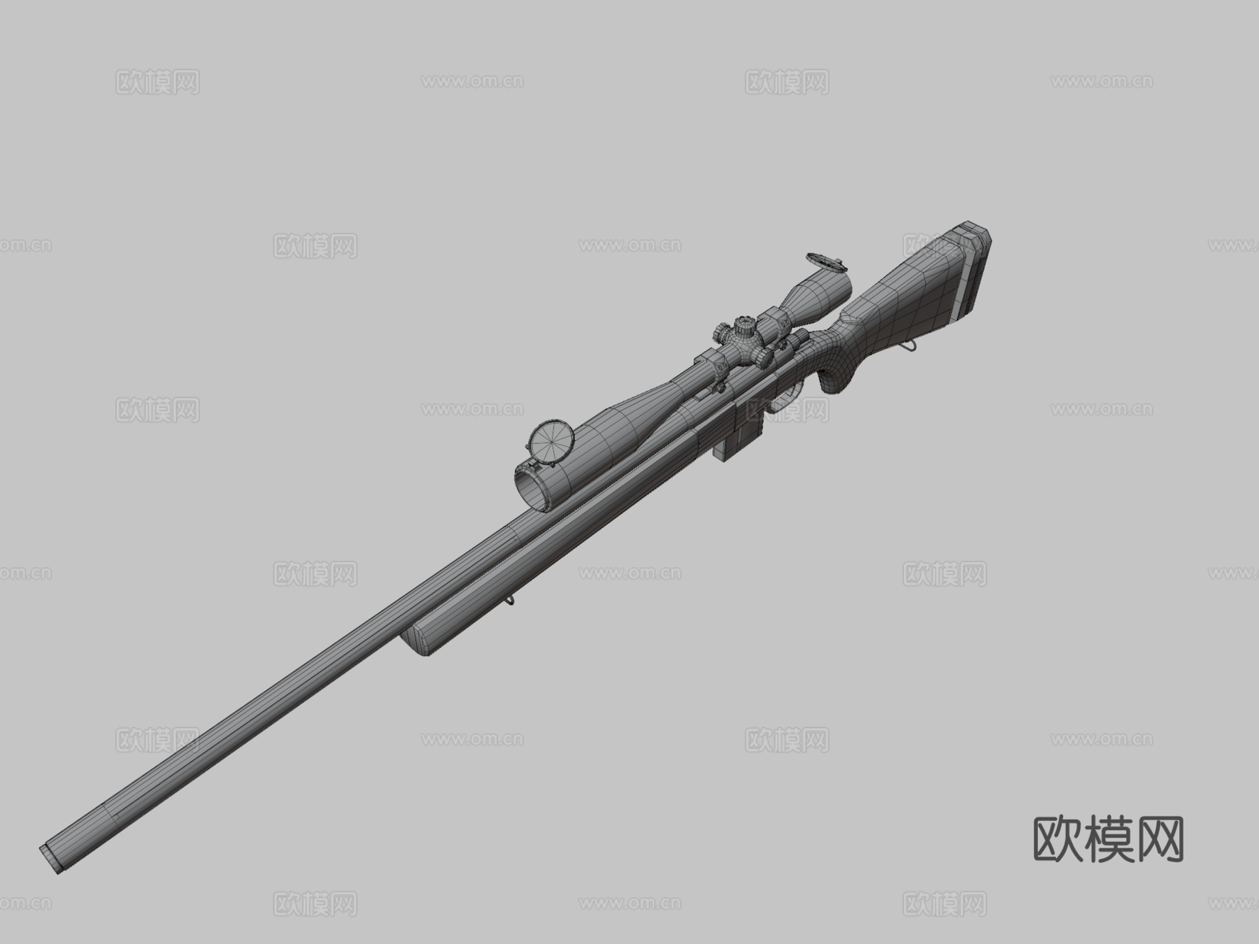 M24 狙击步枪抽奖su模型