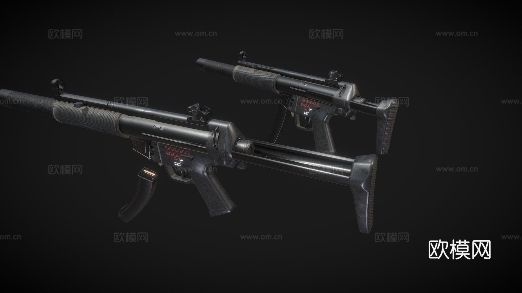 K&amp;H MP5 SDsu模型