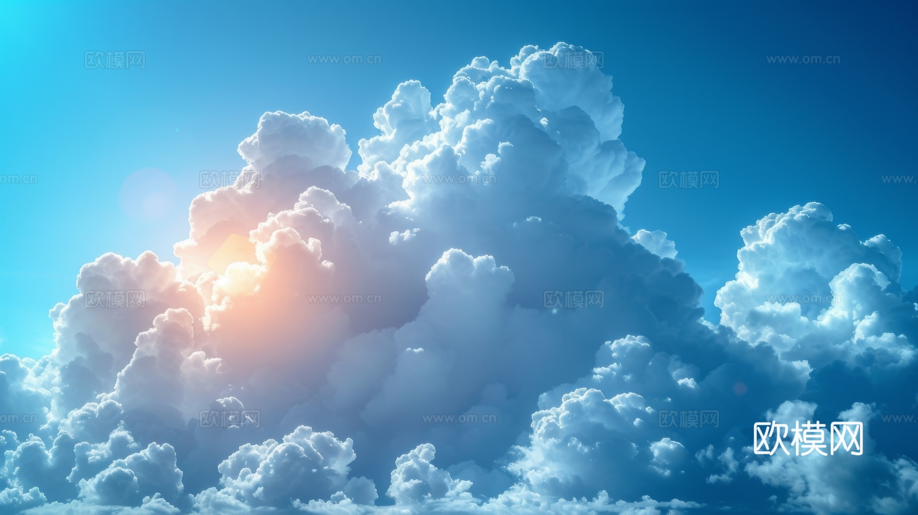 外景天空蓝天白云