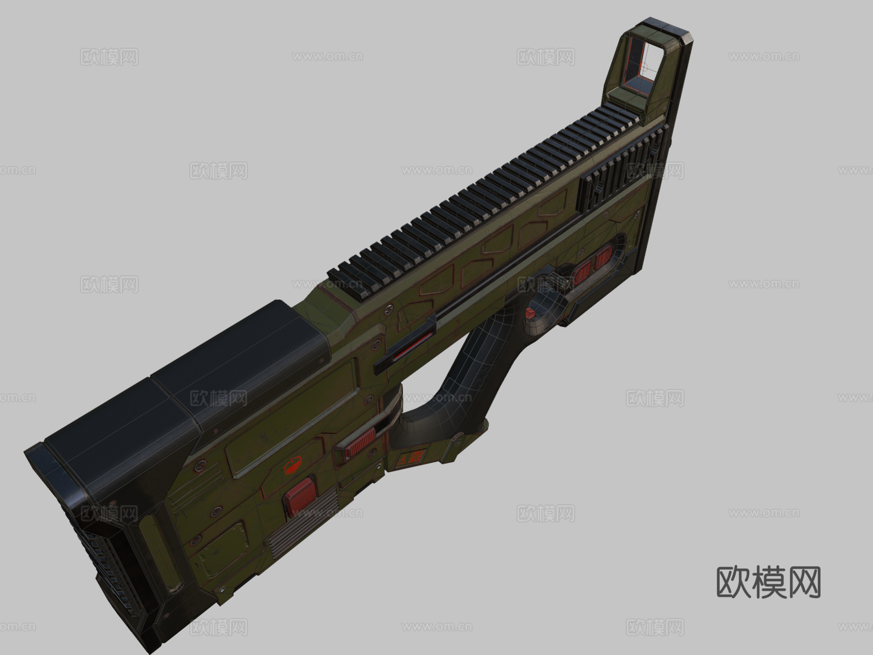 科幻能量PDW3d模型